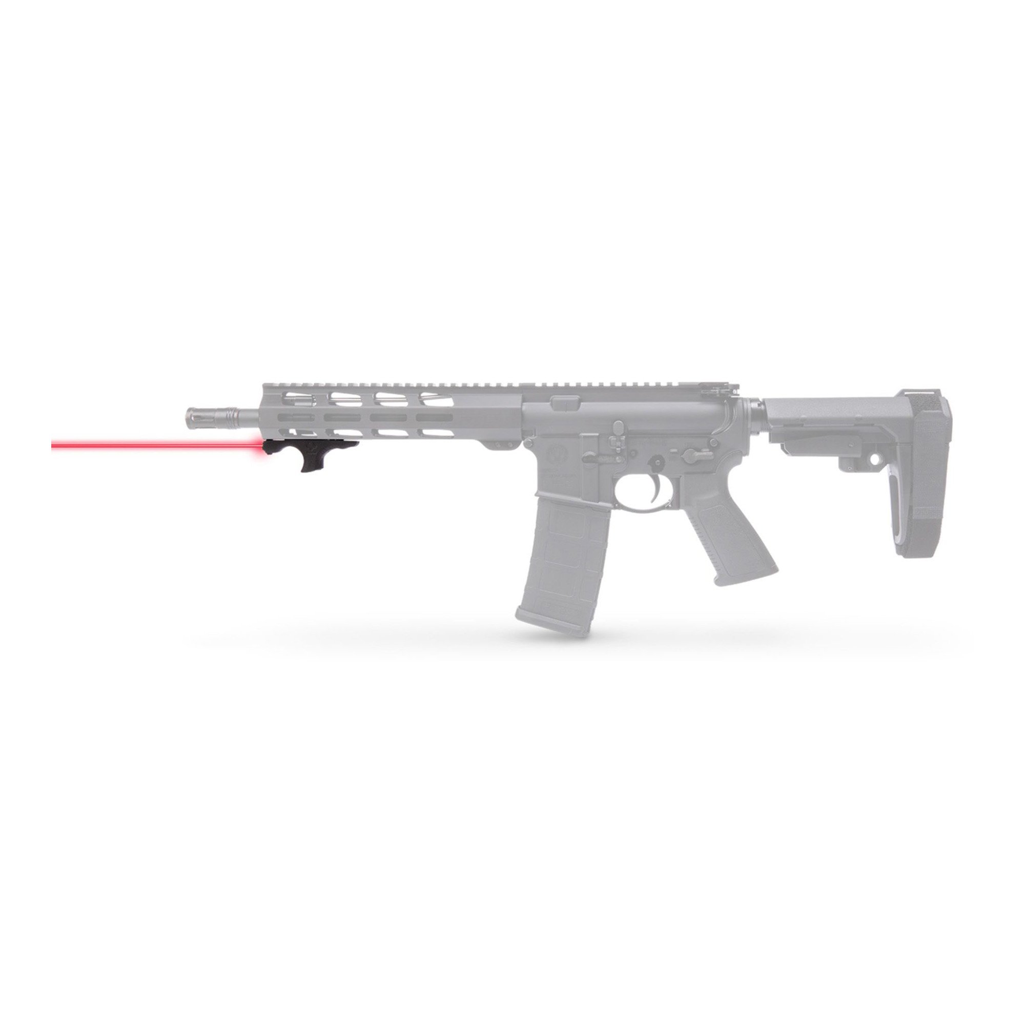 Viridian Weapon Technologies HS1 Hand Stop, Red Laser, M-lok, Black - Viridian