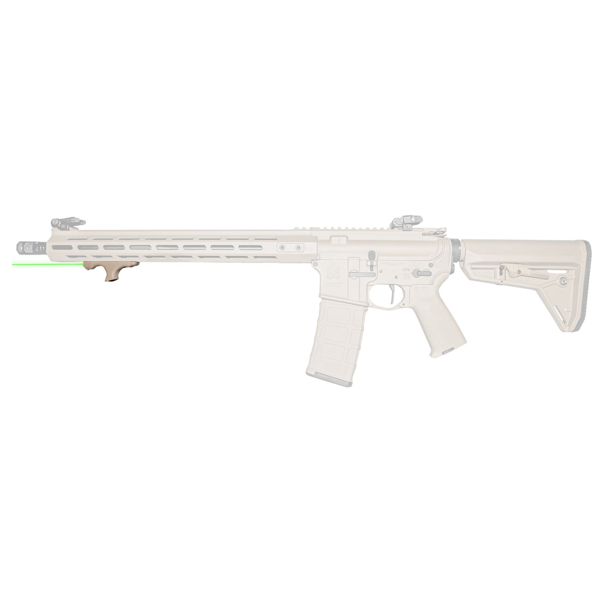 Viridian Weapon Technologies HS1, Laser Handstop, Green Laser, Picatinny Mount, Flat Dark Earth - Viridian