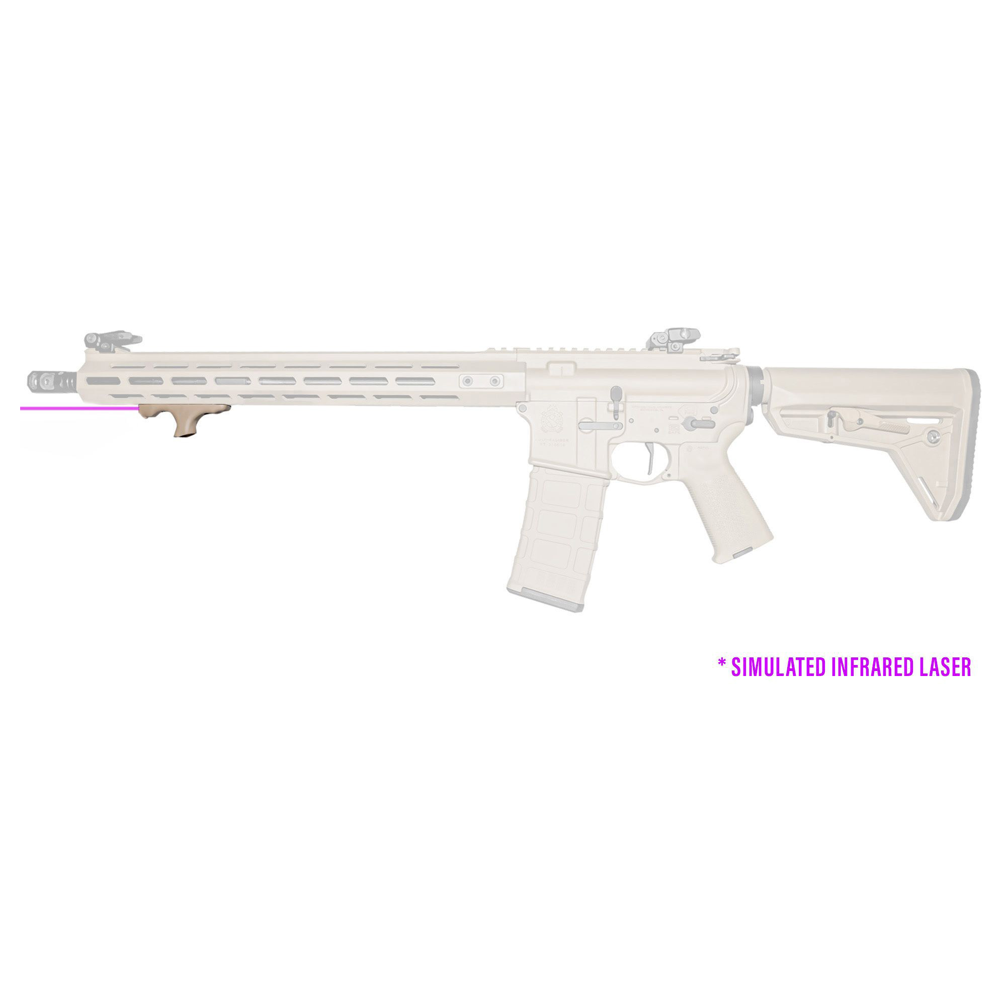 Viridian Weapon Technologies HS1, Laser Handstop, Infrared Laser, Picatinny Mount, Flat Dark Earth - Viridian