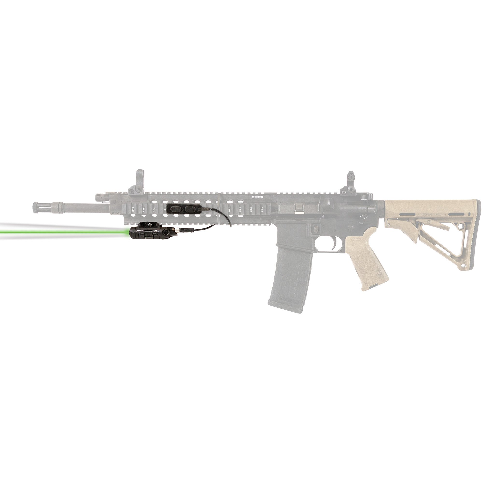 Viridian Gen 3 Universal Mount Green Laser with Tactical Light 500 Lumens - 9300020 - Viridian
