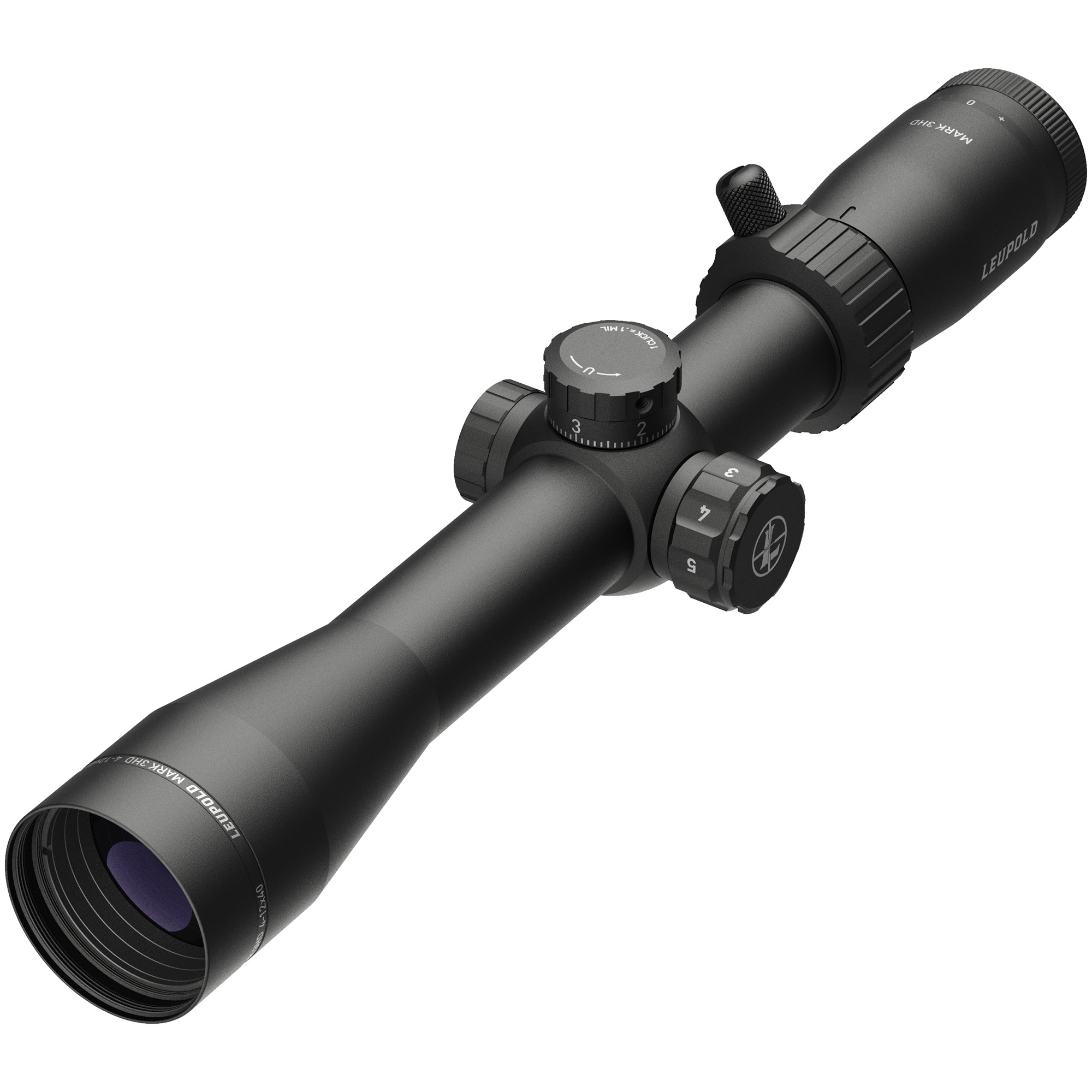 Leupold Mark 3HD, Rifle Scope, 4-12X40mm, 30mm Maintube, Matte Black, TMR Reticle - Leupold