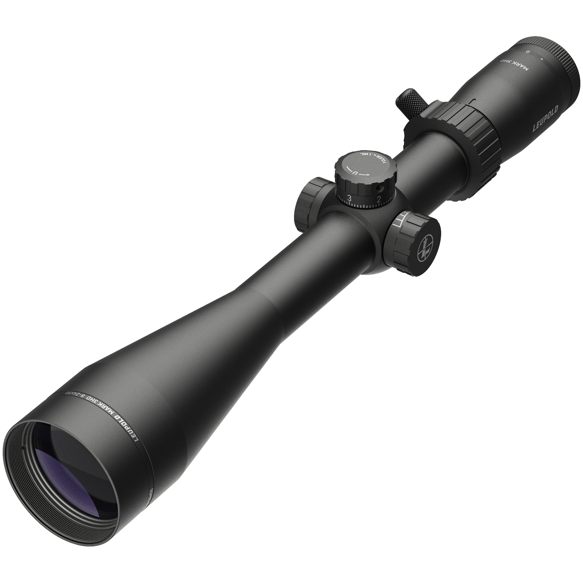 Leupold Mark 3HD, Rifle Scope, 8-24X50mm, 20mm Maintube, Matte Black, TMR Reticle - Leupold