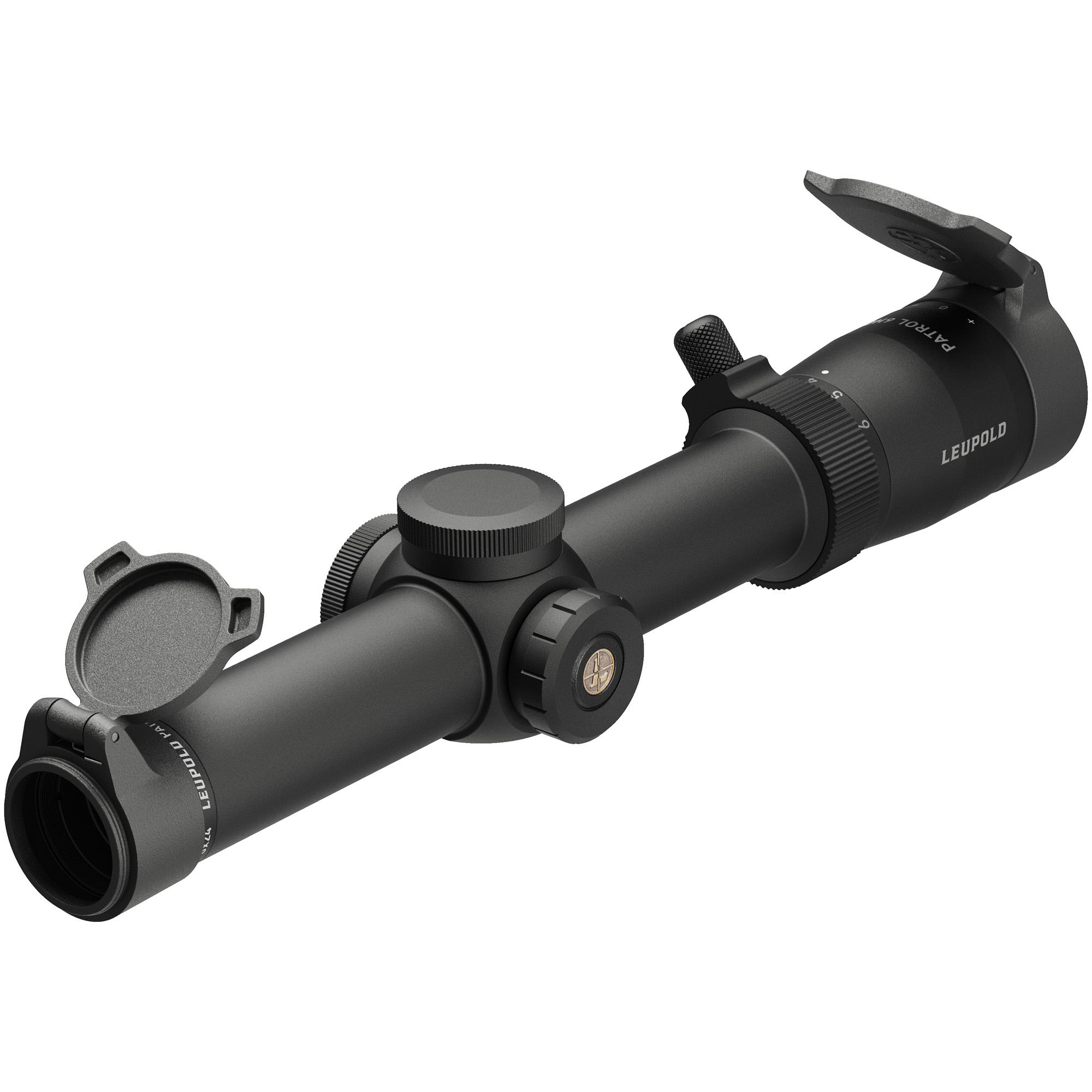 Leupold 1-6x24 Patrol 6HD FireDot Duplex 0.25 MOA Reticle Black Rifle Scope - 182398 - Leupold