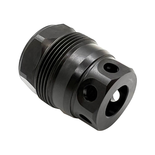 LPM Baby Bell Muzzle Brake 5/8-24, Black - Liberty Precision Machine