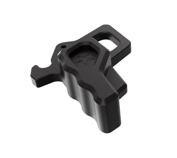 Lead Star Arms Ravage Extended AR-15 Charging Handle Latch, Black - Lead Star Arms