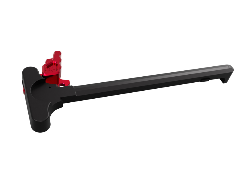 Lead Star Arms Ravage AR-15 Charging Handle, Black/Red - Lead Star Arms