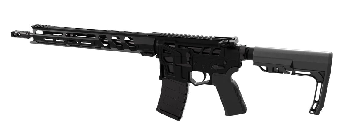Lead Star Arms Barrage 16" .223/5.56 NATO Skeletonized AR-15 Rifle, Black