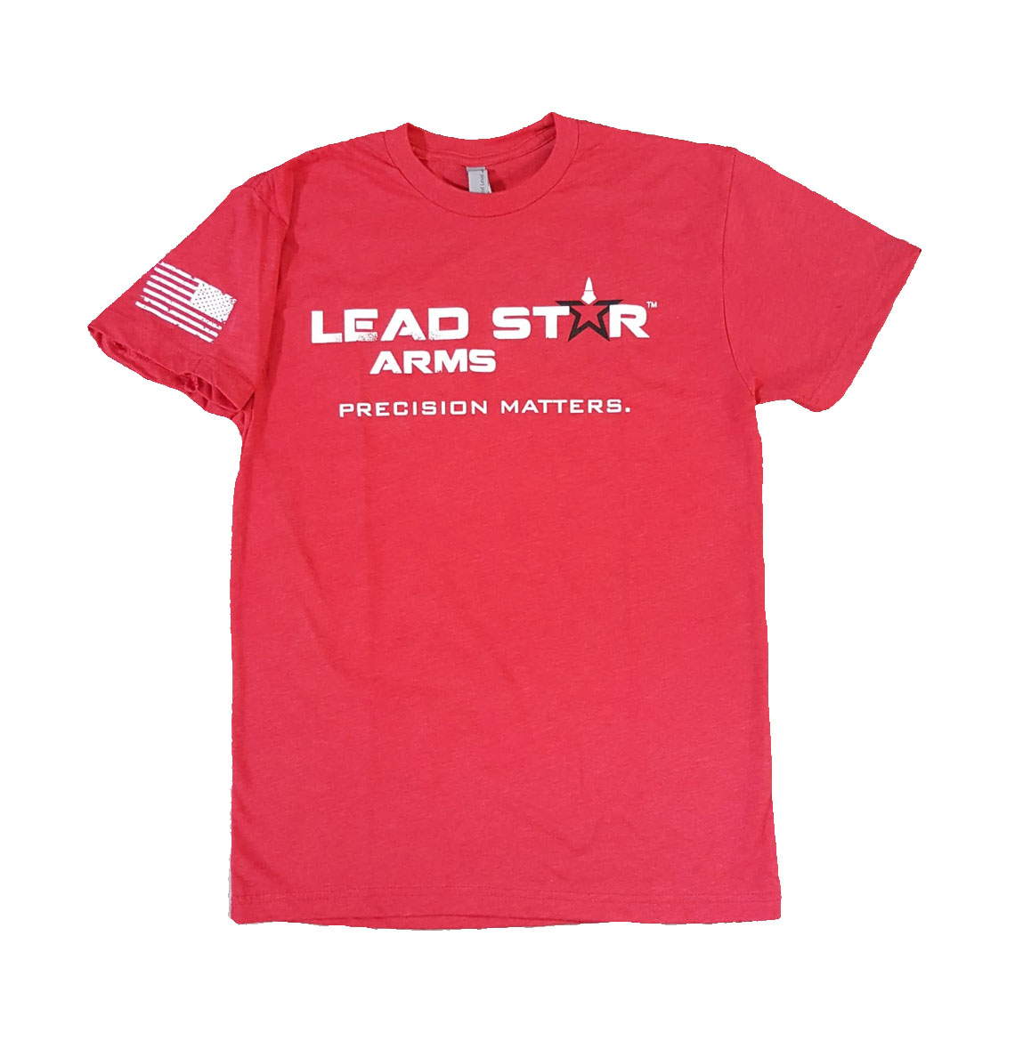 Lead Star Arms Logo Red T-Shirt, Size XL - Lead Star Arms