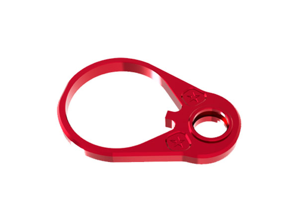 Lead Star Arms AR-15 Receiver End Plate w/QD Attachment, Red - Lead Star Arms