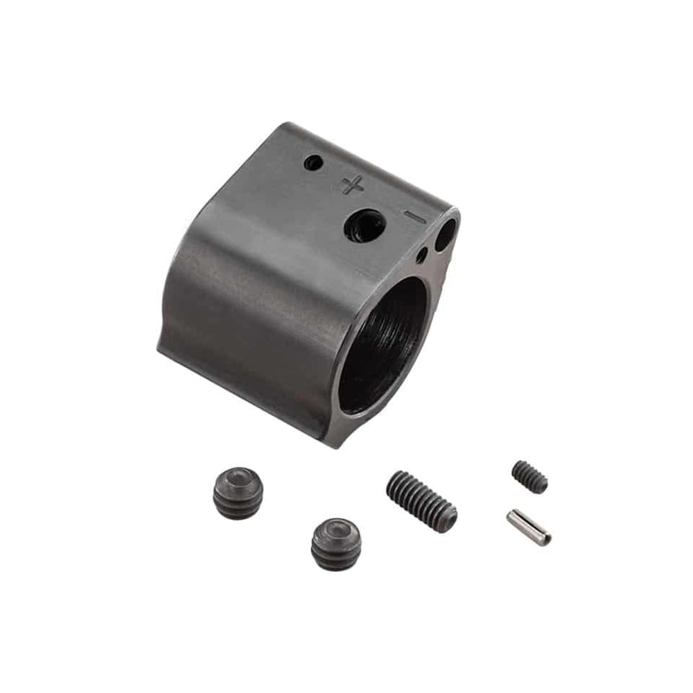 Luth-AR Adjustable Gas Block 0.75" x 1.04", Black - Luth-Ar
