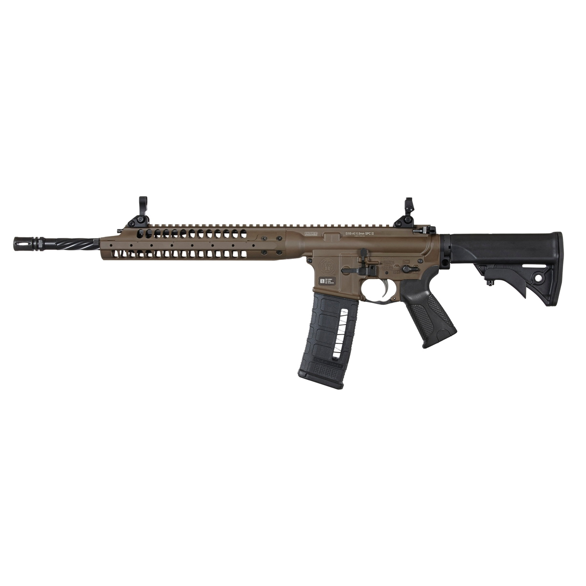 LWRC SIX8-A5 6.8 SPC 16.10", Patriot Brown - Lwrc