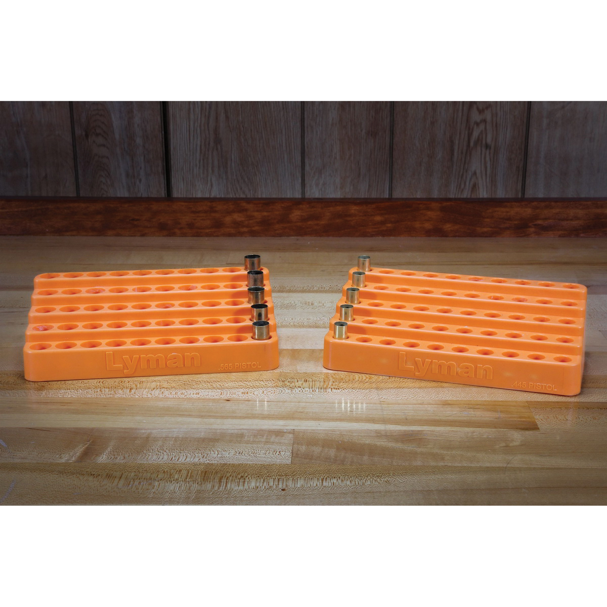 Lyman .380 ACP/9mm/.38 Super/.357 Sig/.38 Special/.357 Magnum/.40 S&W/10mm Bleacher Loading Block
