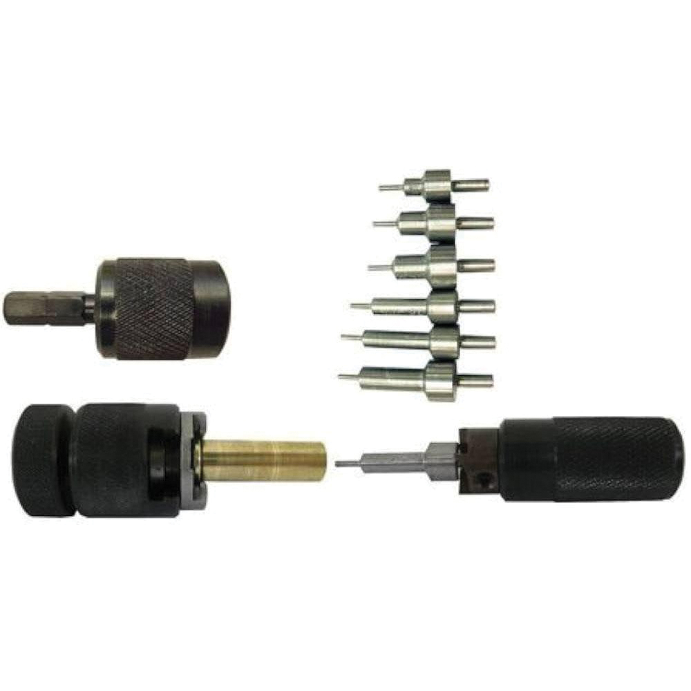 Lyman E-Zee 9mm/.38 Special/.357 Cal/.40 S&W/.44 Magnum/.45 ACP Trimmer Handgun Set - Lyman
