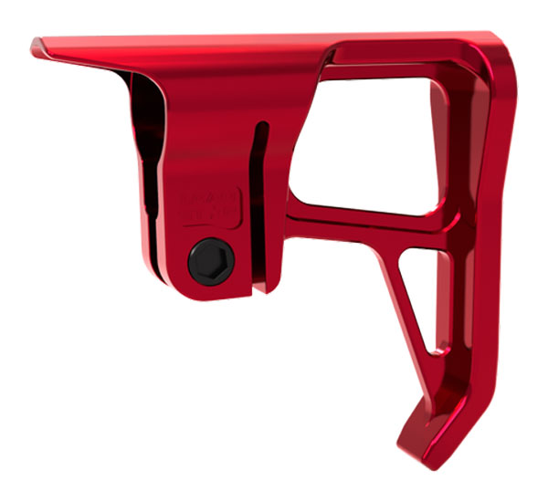 Lead Star Arms Ravage AR 15 Rifle Buttstock, Red - Lead Star Arms