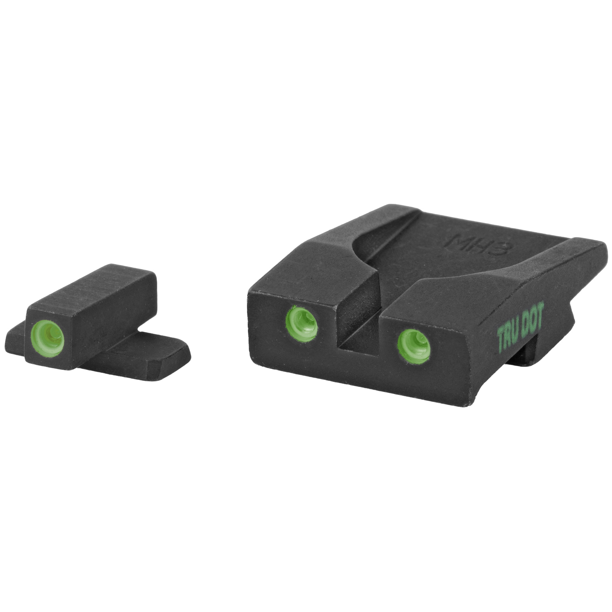 Meprolight Tru-Dot, Fixed Tritium Sights, Green/Green, Fits Springfield XDM - Meprolight