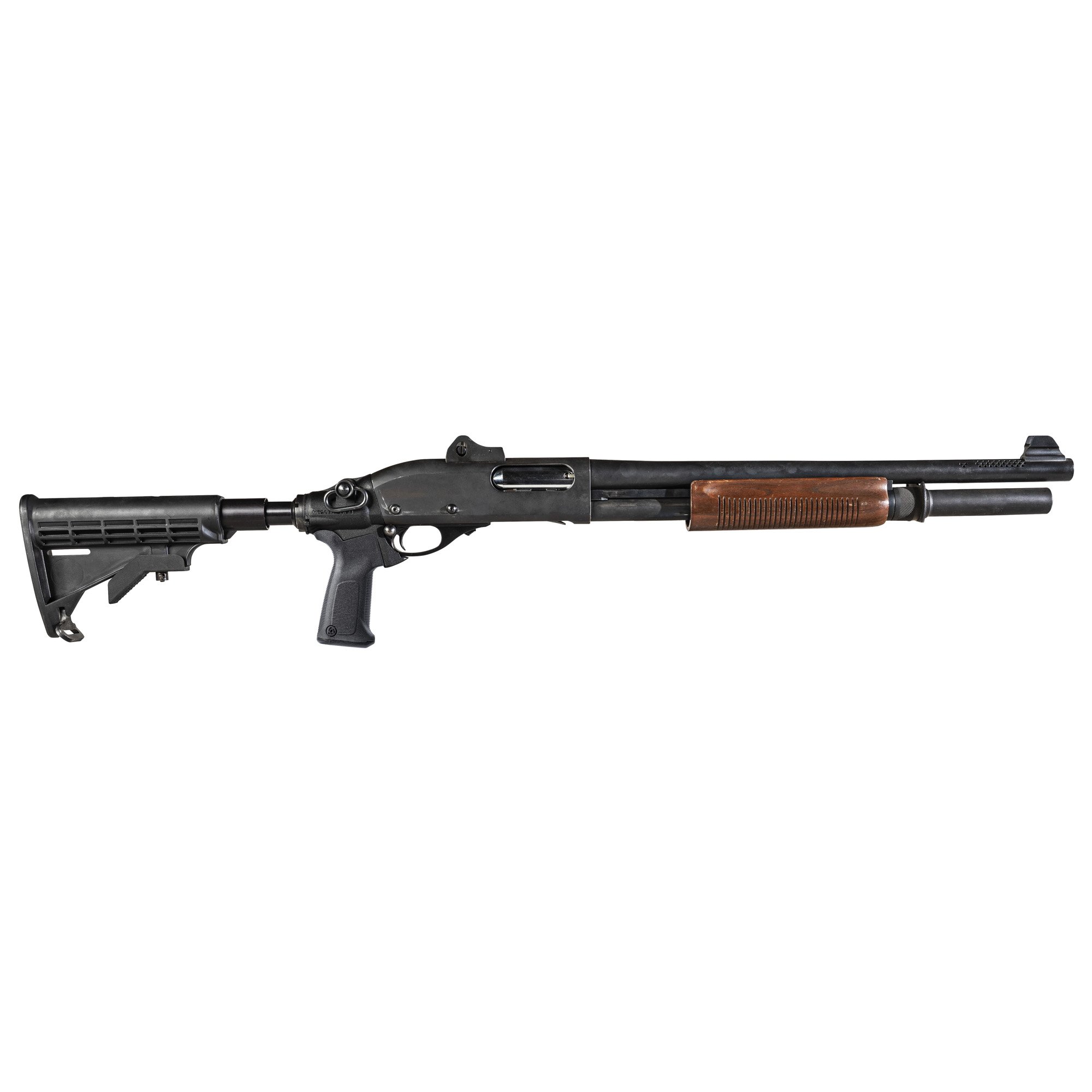 Mesa Tactical LEO, Stock, Black, LEO GEN 2 Tele Stock Adapter for Rem 870 12GA, Remington 870 12Ga - Mesa Tactical