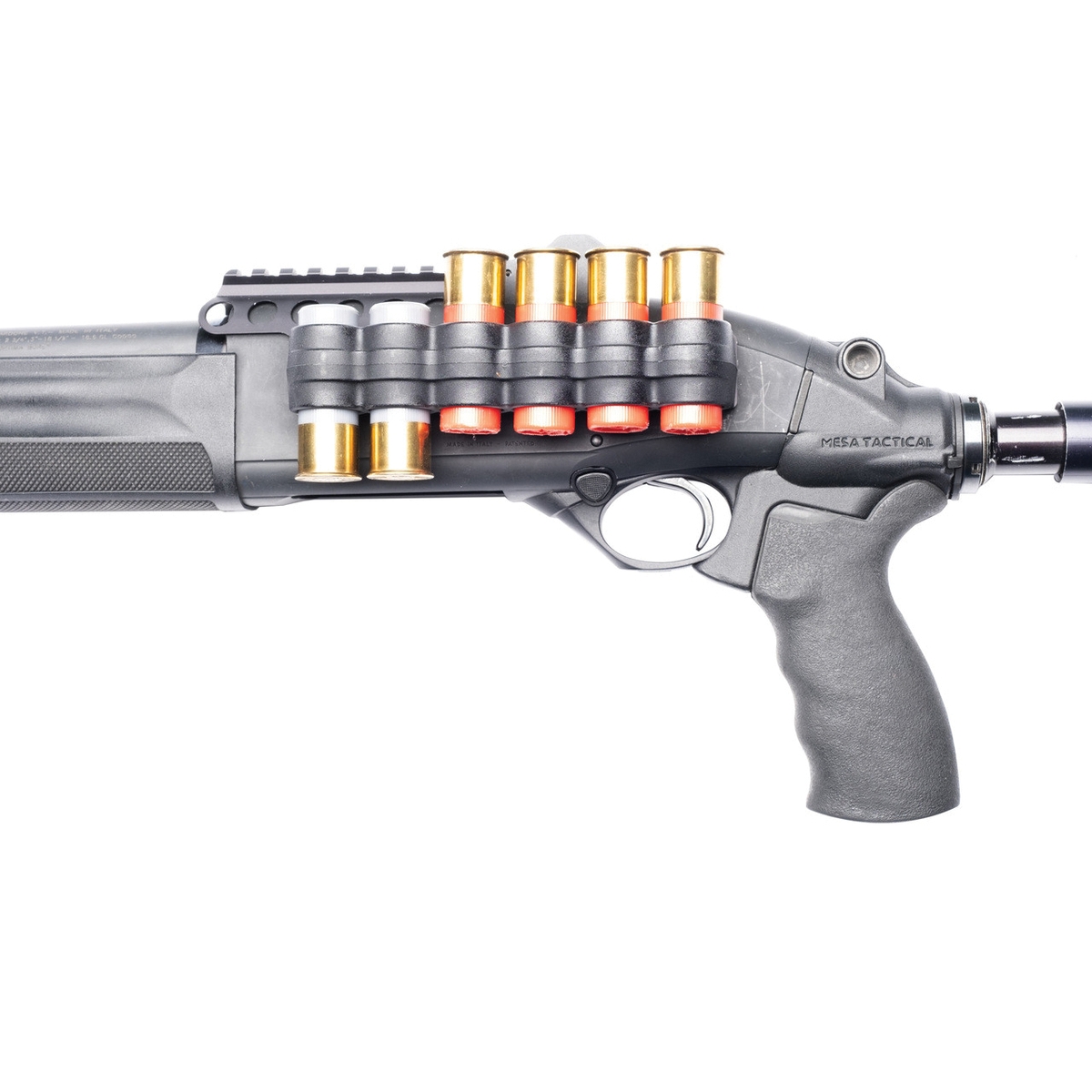 Mesa Tactical SureShell 12 Gauge Carrier and Rail, 6 Shells Black - Mesa Tactical