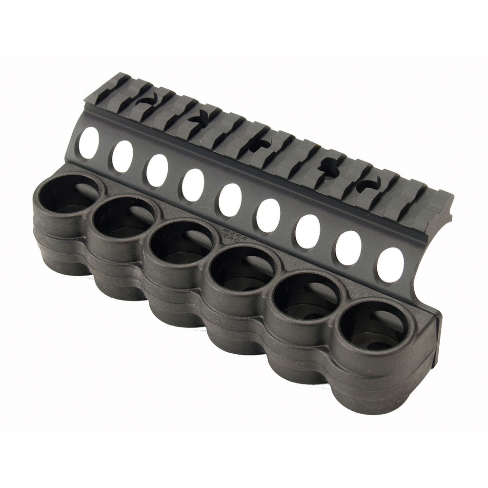 Mesa Tactical SureShell 12 Gauge Carrier and Rail, 6 Shells Black - Mesa Tactical
