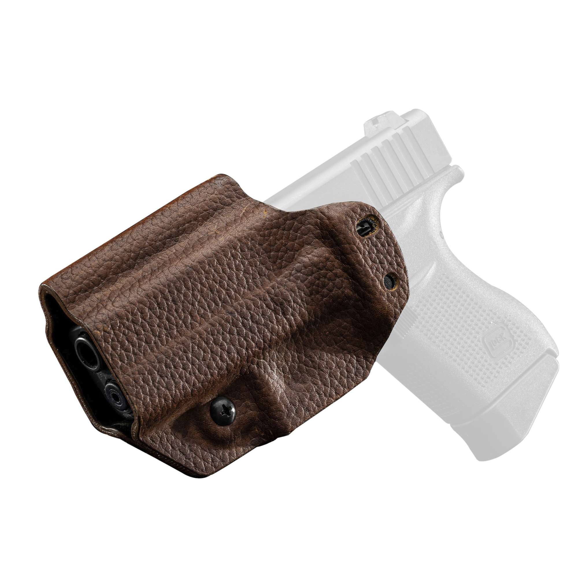 Mission First Tactical Ambidextrous IWB Holster for Glock 43/43X, Brown - H3GL3BR1 - Mission First Tactical