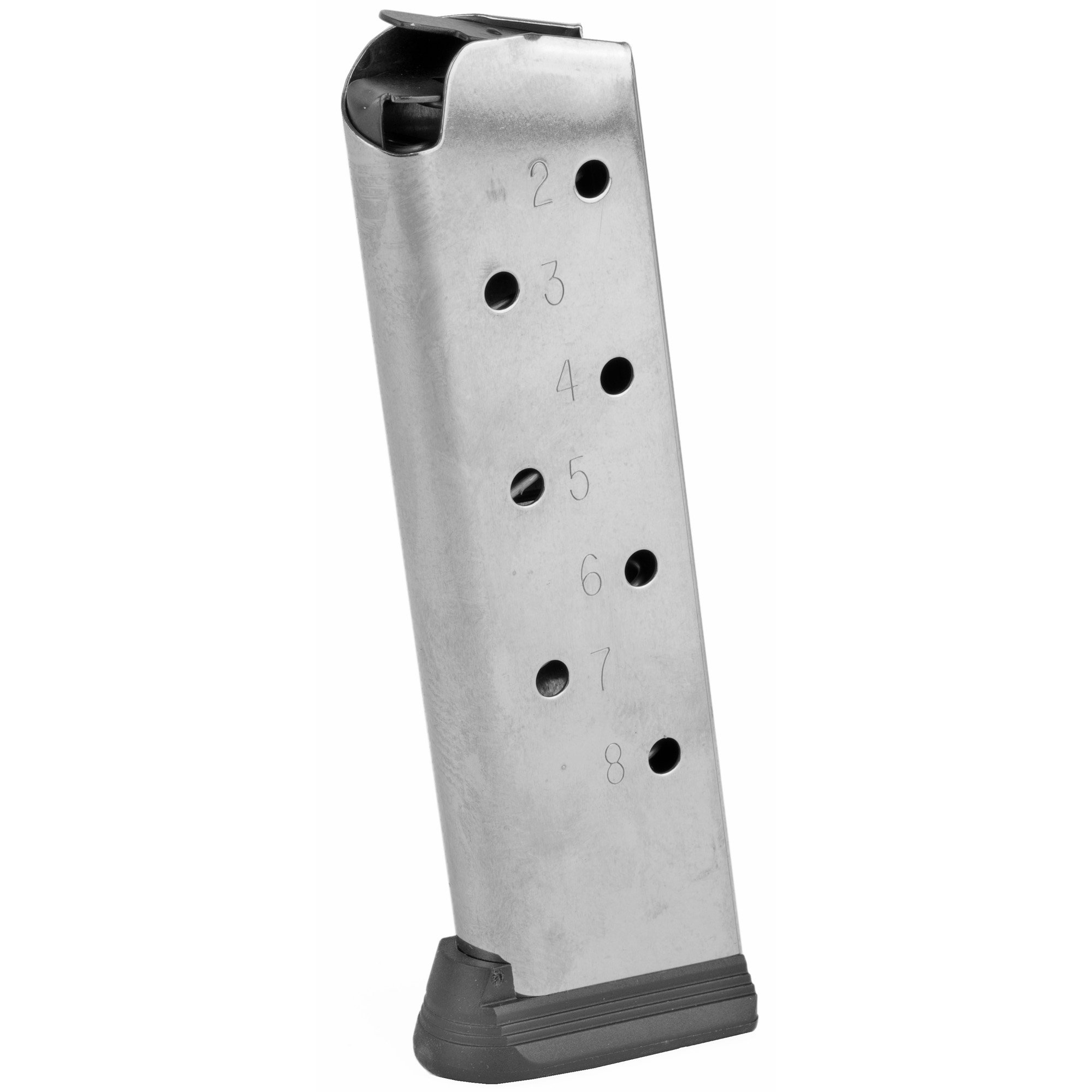 Colt's Manufacturing Magazine, 45 ACP, 8 Rounds, fits 1911 Government/Commander, Stainless - Colt