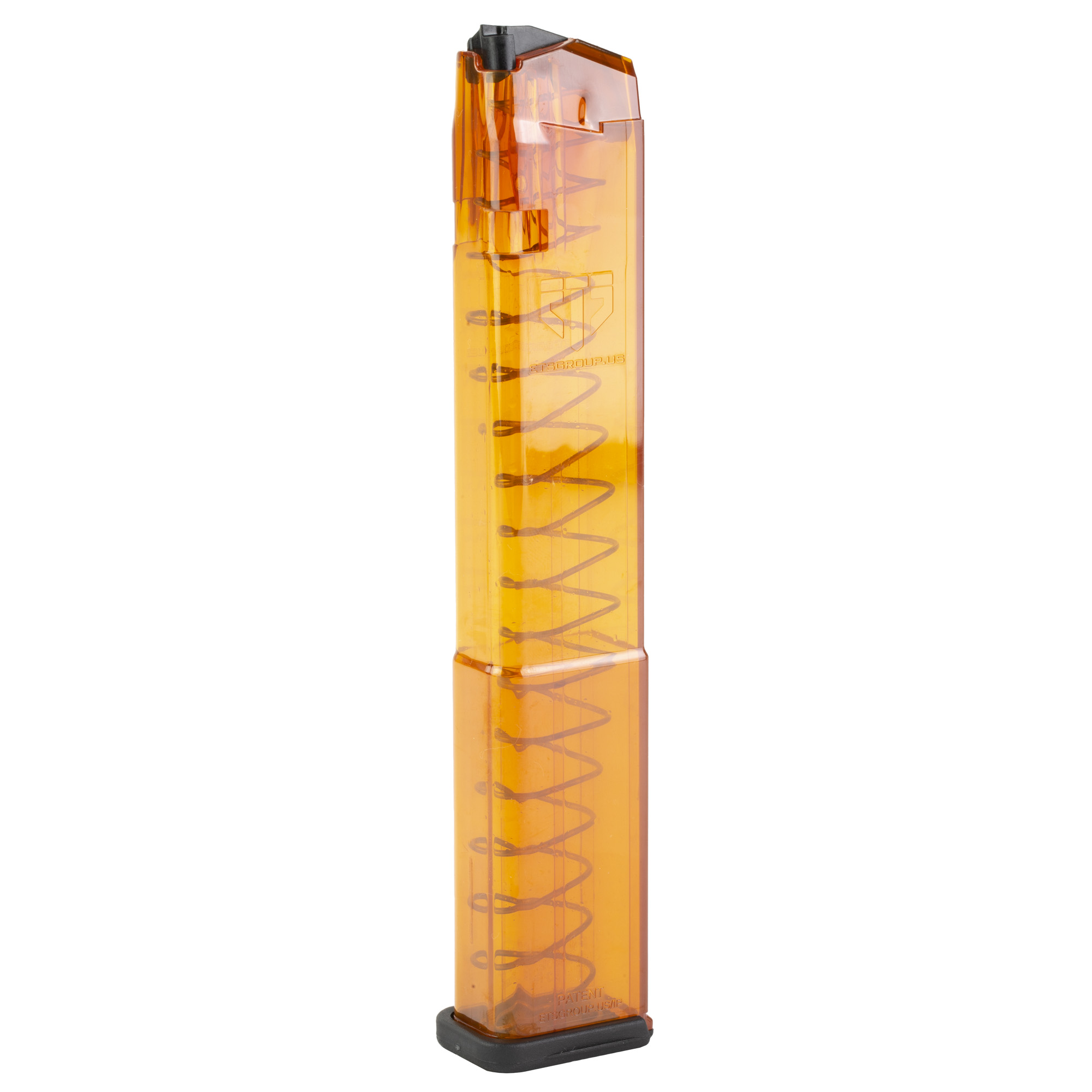 Elite Tactical Glock 17,19,26 32 Round Orange Magazine, 9mm - GLK18G2OR - Ets
