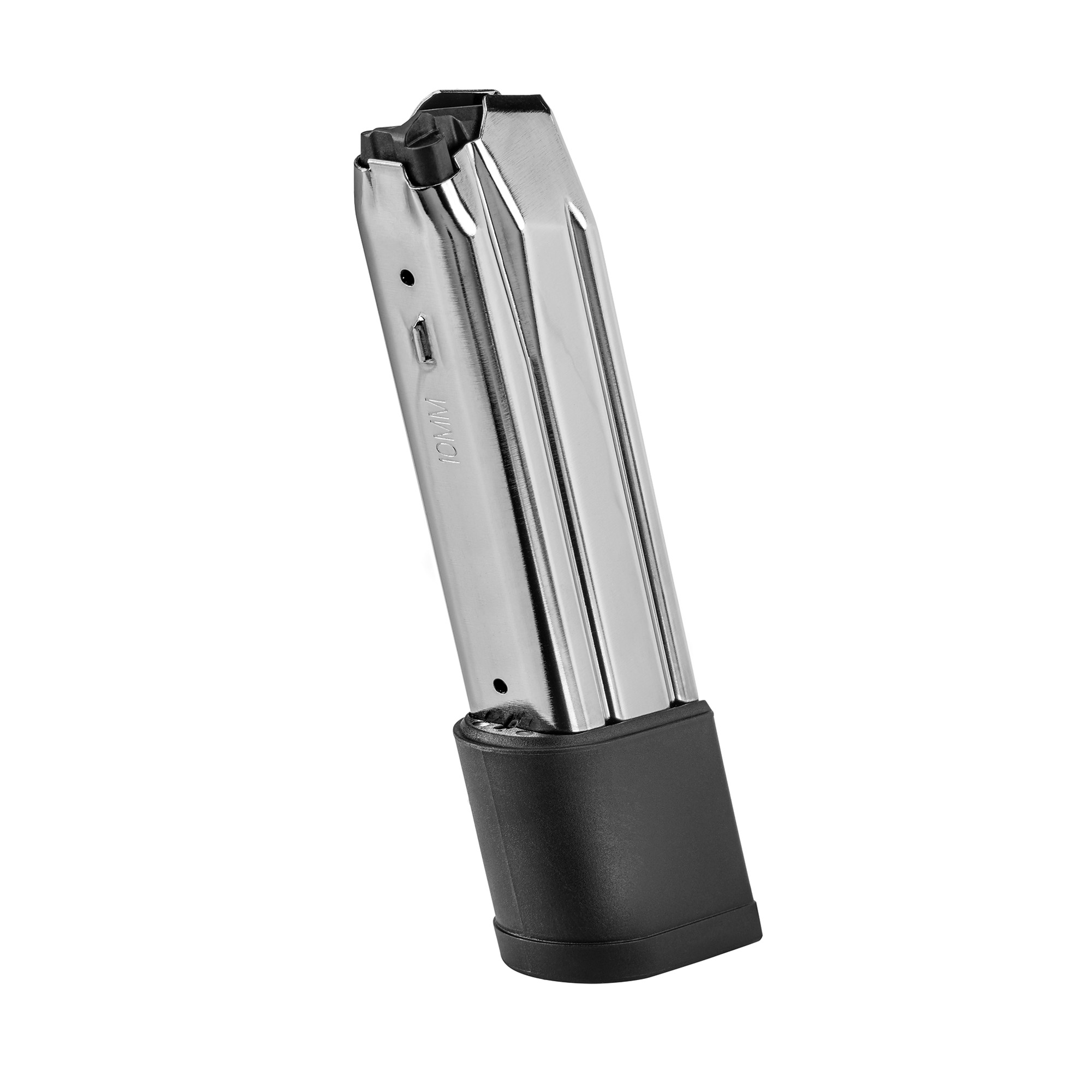 FN Magazine, 10mm, 22 Rounds, fits FN 510, Nickel Coated Steel, Silver with Black Base