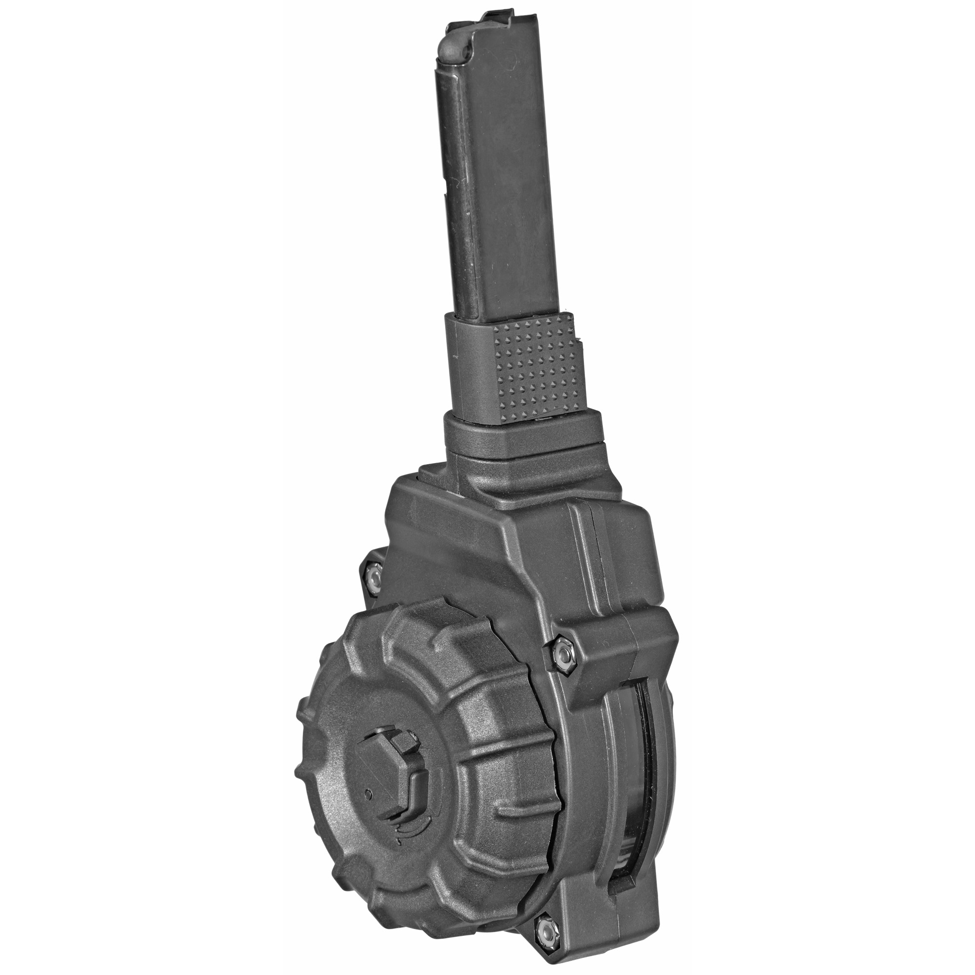 ProMag Drum Magazine, 380 ACP, 32 Rounds, Fits Ruger LCP, Polymer, Black - Promag