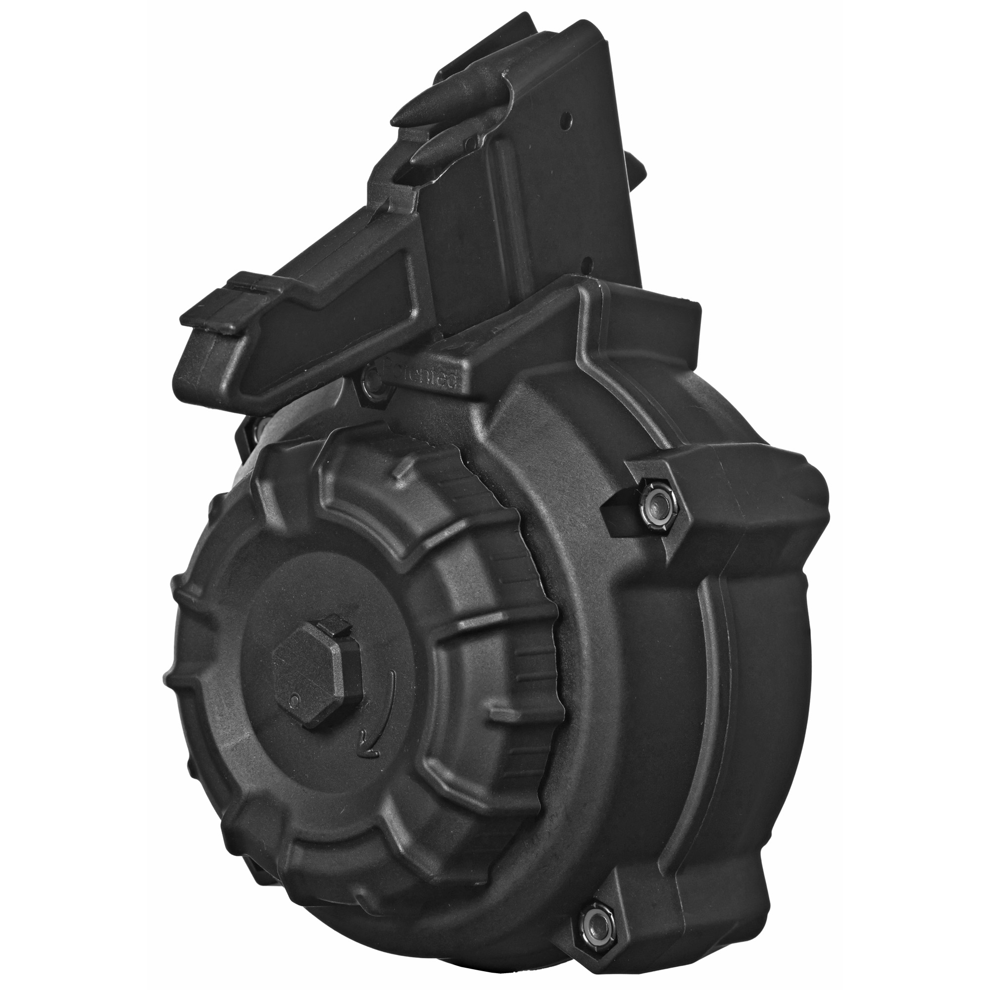 ProMag Magazine, 7.62X39, 50 Round Drum, Fits SKS, Polymer, Black - Promag