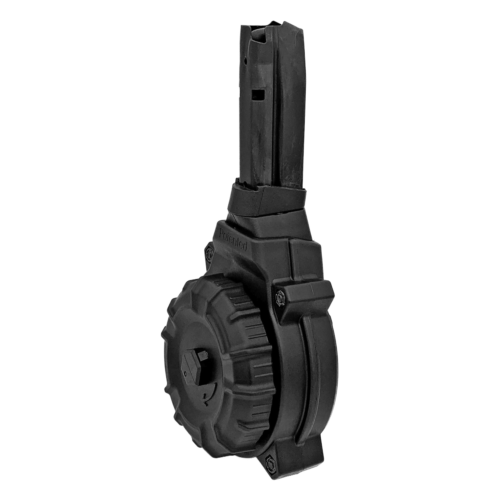 ProMag Magazine, 9mm, 50 Round Drum, Fits Springfield Hellcat, Polymer, Black