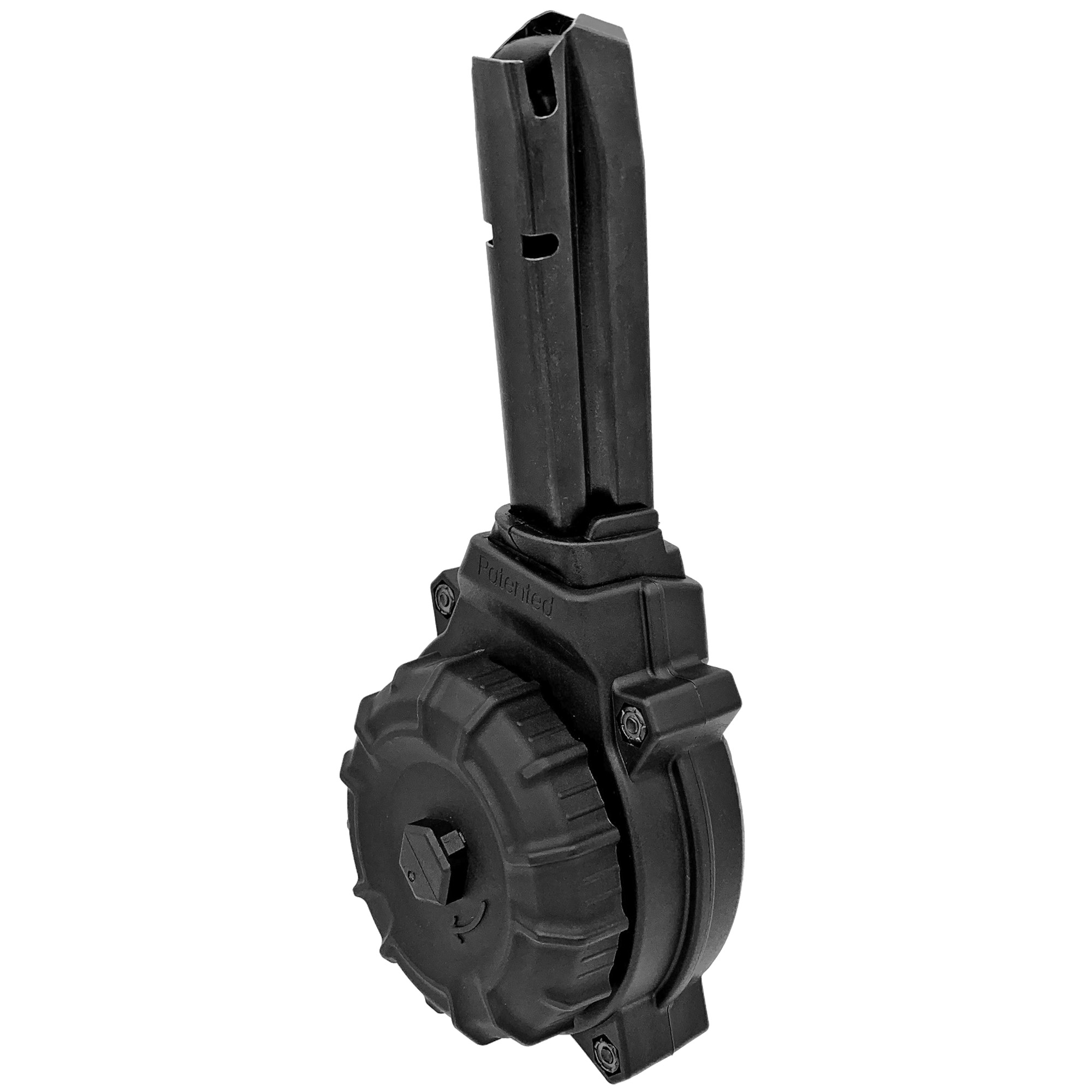 ProMag Magazine, 9mm, 50 Round Drum, Fits Sig Sauer P320, Polymer, Black - Promag