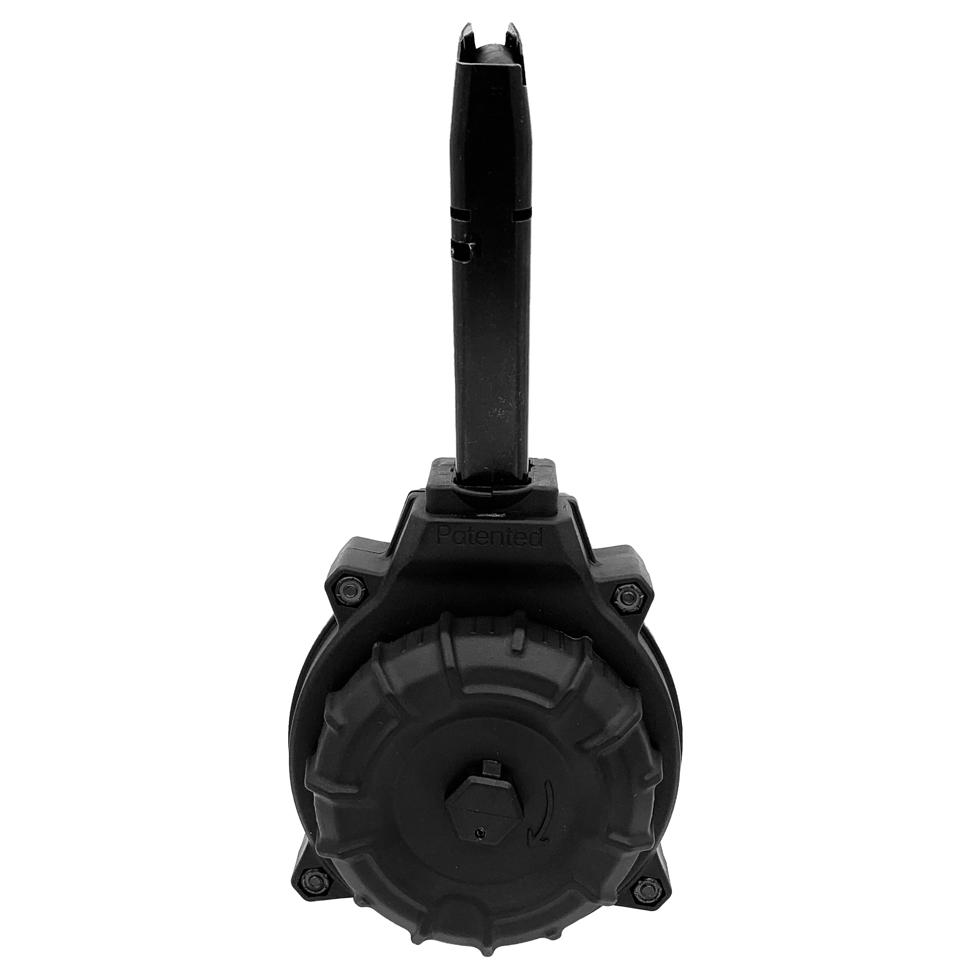 ProMag Magazine, 40 S&W, 50 Round Drum, Fits Taurus PT100, Polymer, Black - Promag