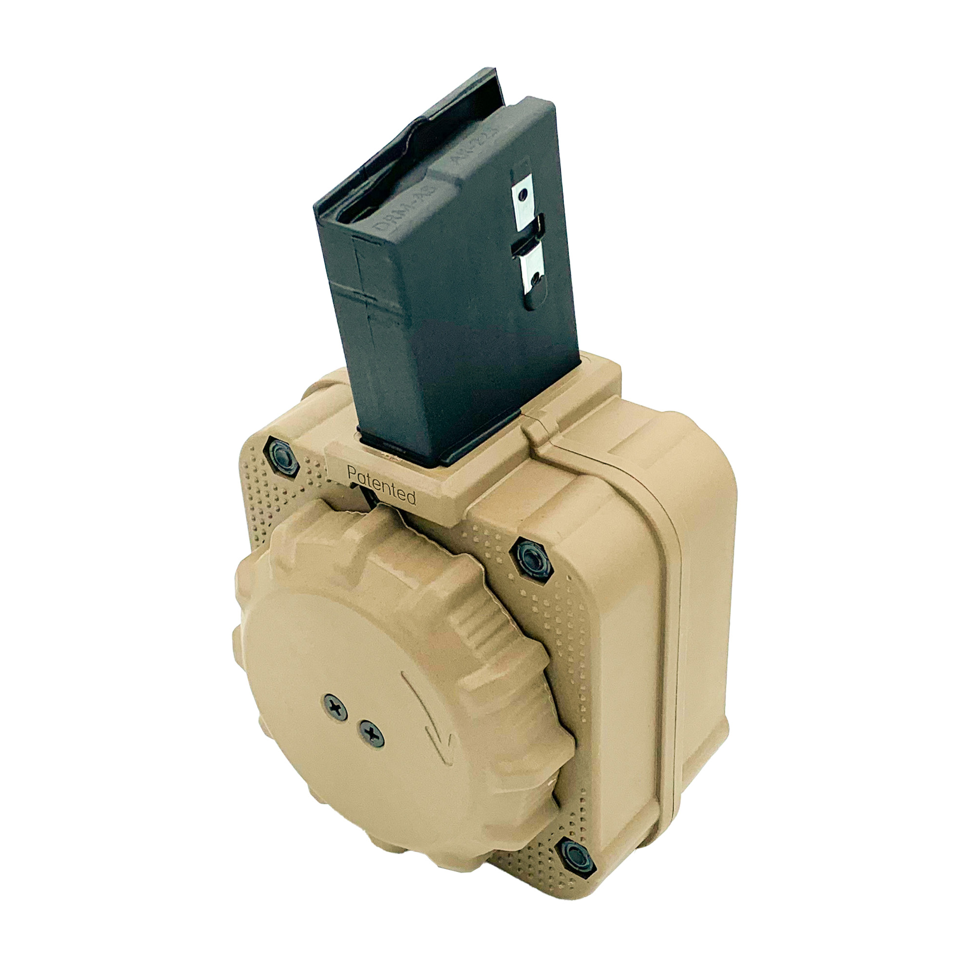 ProMag AR-15 65 Round Drum Magazine, 223 Remington, 5.56 NATO, FDE - DRMA8FDE - Promag