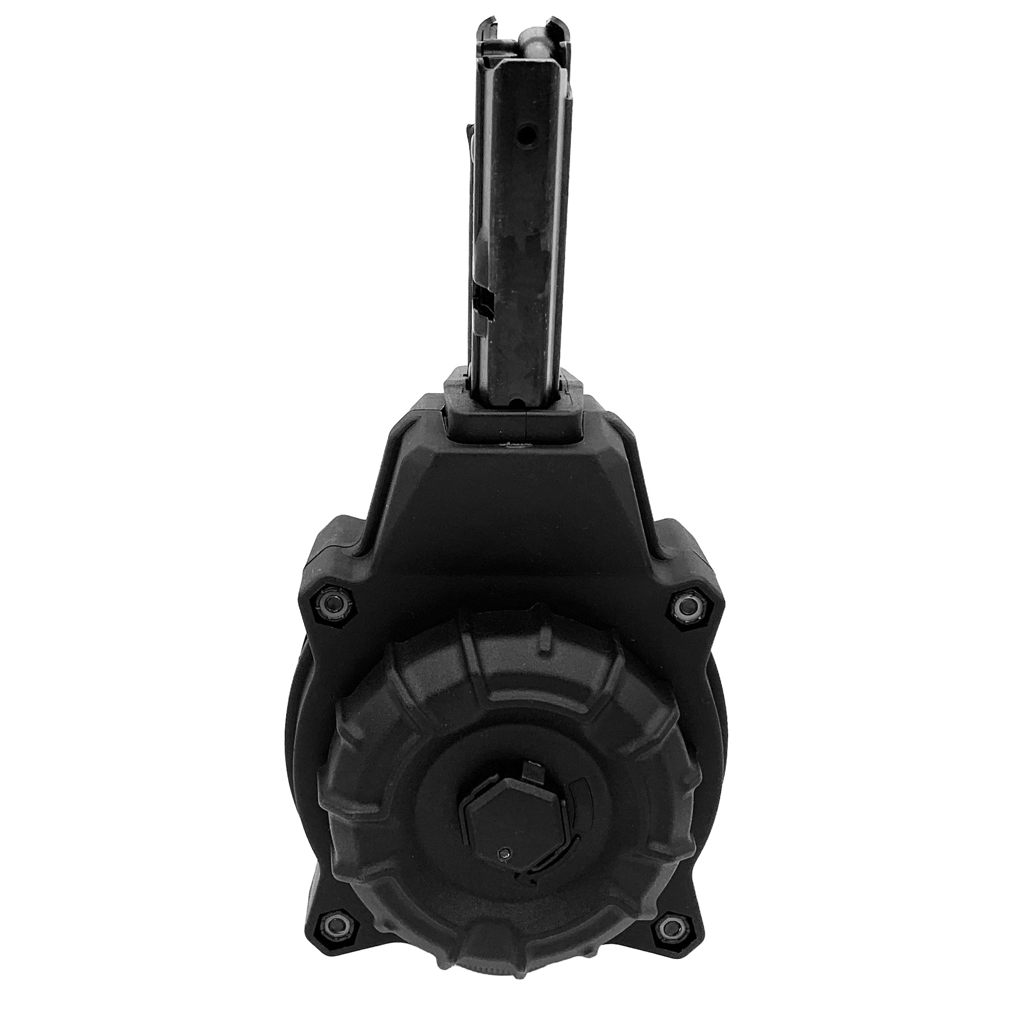 ProMag Magazine, 5.7X28mm, 55 Round Drum, Fits AR Style FN 5.7, Polymer, Black - Promag