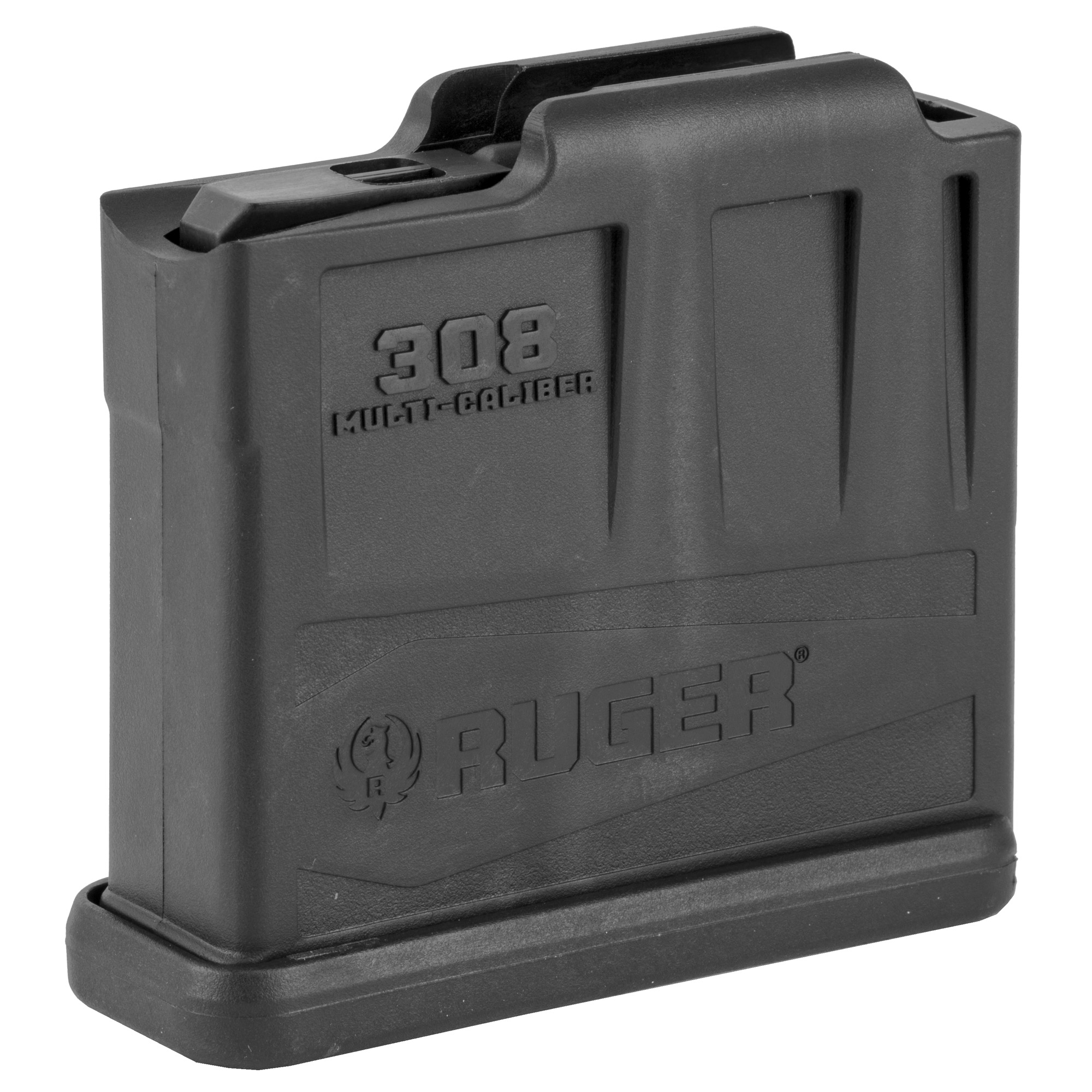 Ruger Magazine, 308 Winchester, 6.5 Creedmoor 5 Rounds, AI-Style, Polymer, Black