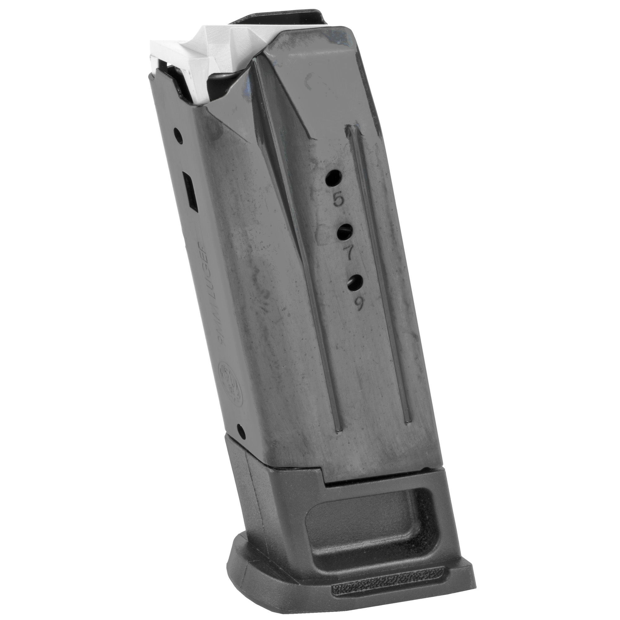 Ruger Magazine, 9mm, 10 Rounds, Fits Ruger Security-9, Steel, Black - 90638 - Ruger