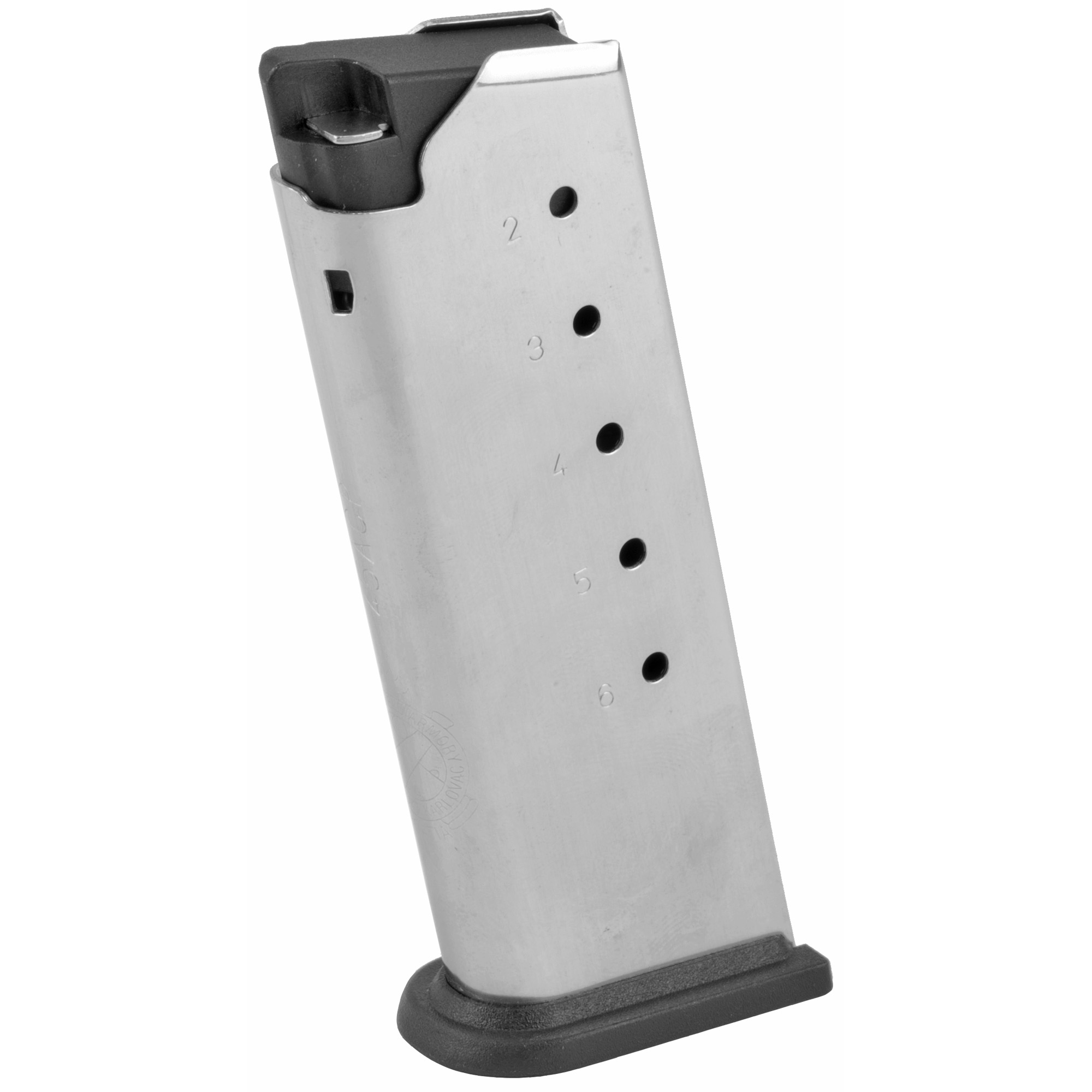 Springfield Magazine, 45ACP, 6 Rounds, Fits Springfield XDE, Stainless - Springfield Armory