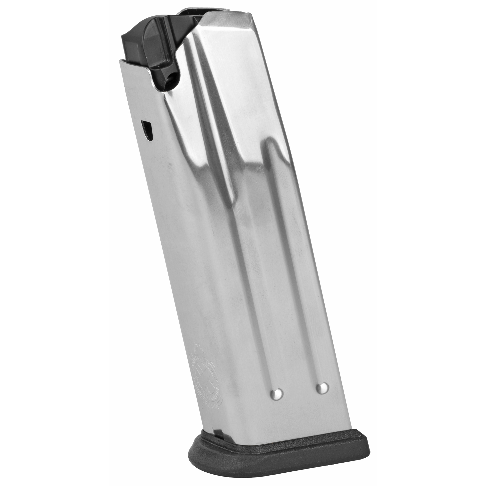 Springfield Magazine, 10mm, 15 Rounds, Fits Springfield XDM, Stainless, Silver - Springfield Armory