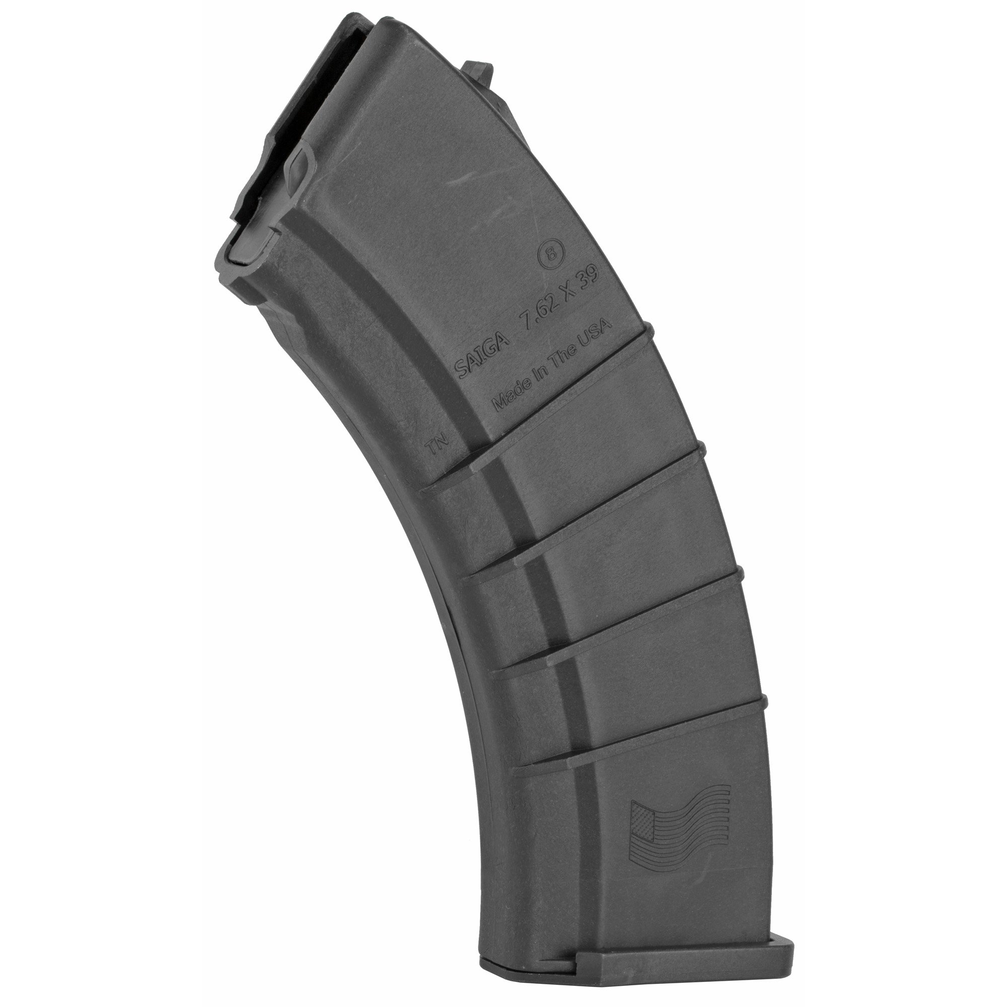 SGM Tactical Magazine, SAIGA 762x39, 30 Rounds, Fits Saiga, Polymer, Black - Sgm Tactical