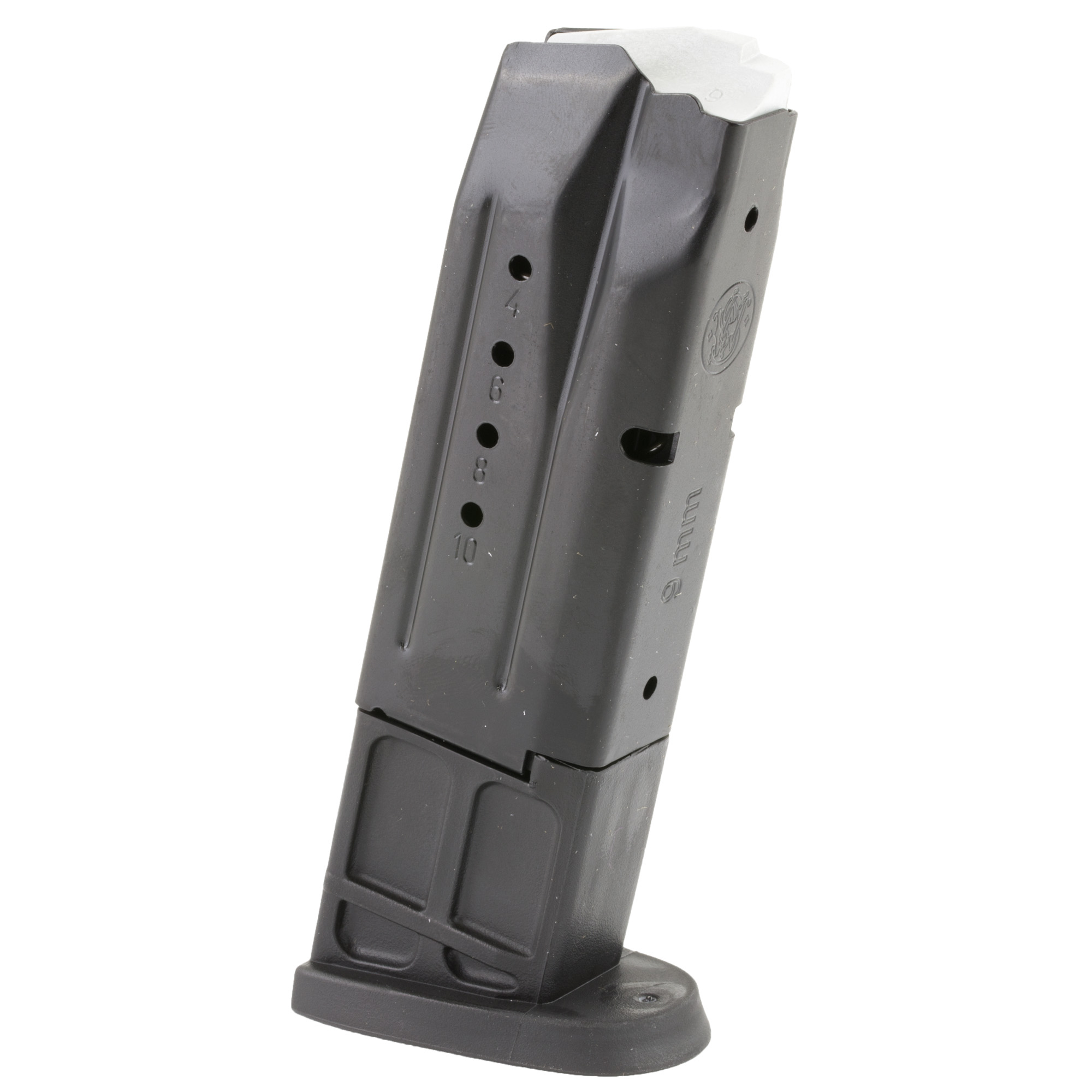 Smith & Wesson Magazine, 9mm, 10 Rounds, Fits Full Size M&P, Blued Finish - Smith & Wesson