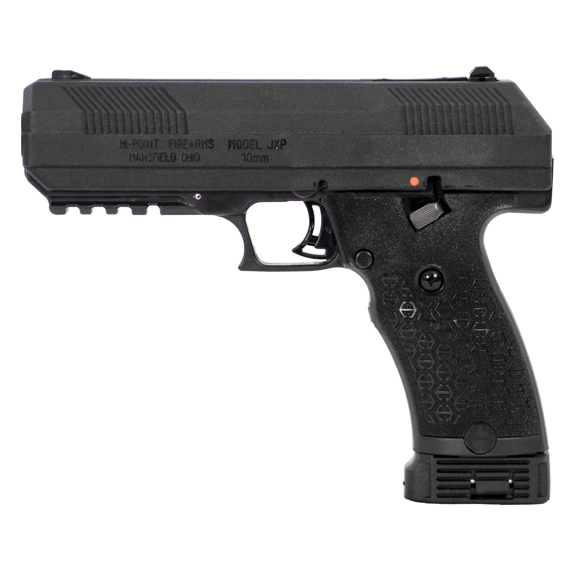 Hi-Point JXP10 10mm Pistol, 4.5" Barrel, 3 Dot Sights, Black - JXP10 NTB - Hi-Point