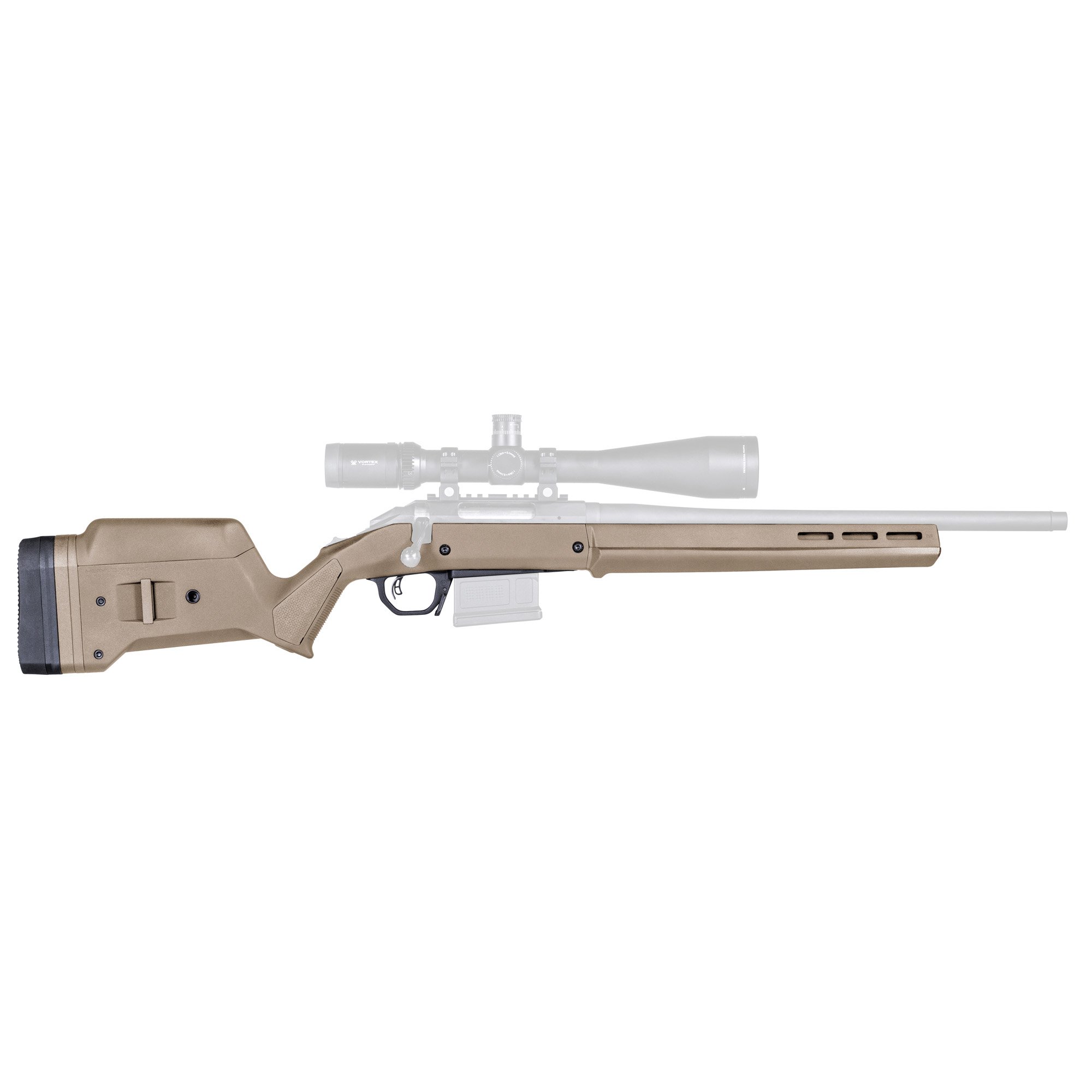 Magpul Hunter American Stock for Ruger American Short Action, Flat Dark Earth - MAG1207FDE - Magpul
