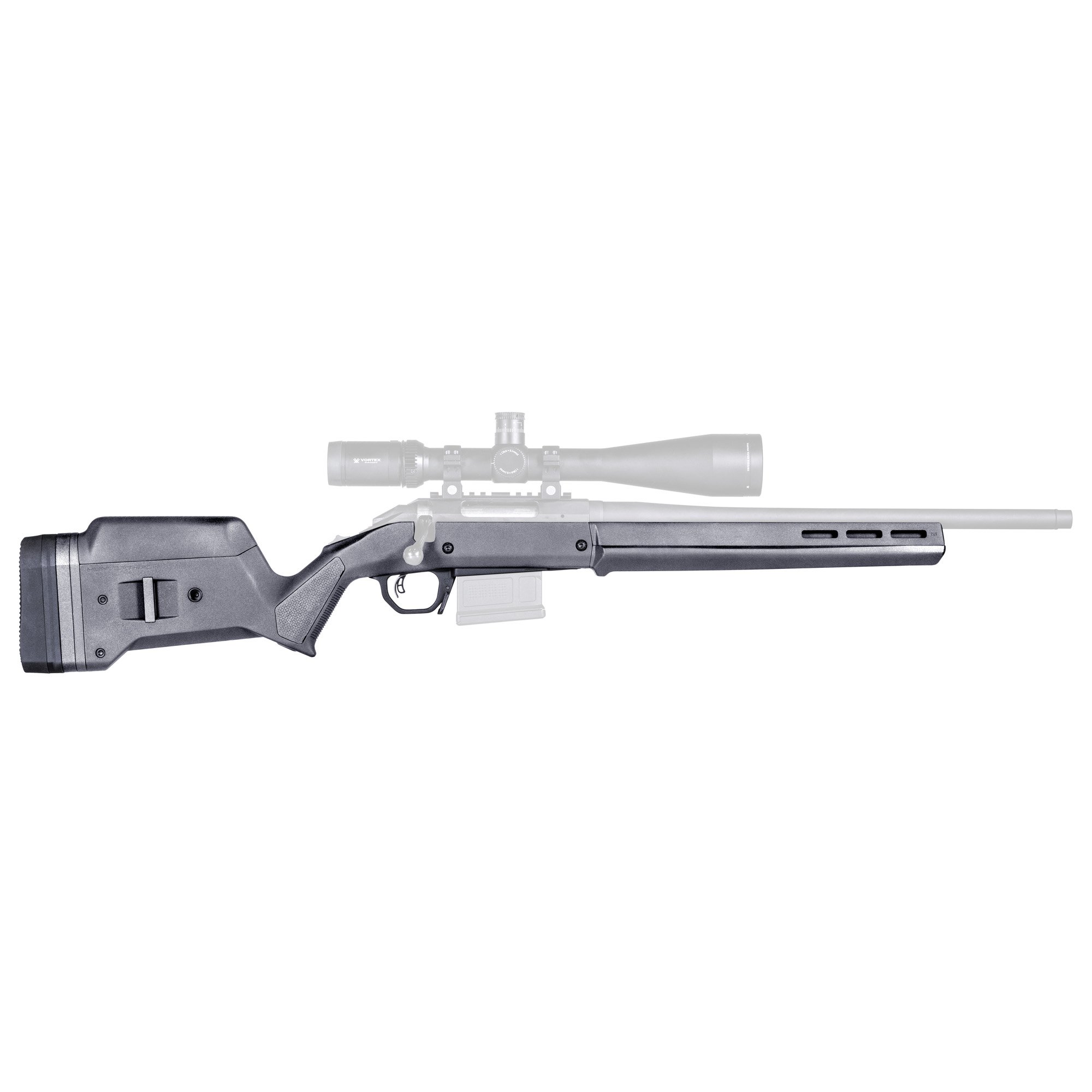 Magpul Hunter American Stock for Ruger American Short Action, Gray - MAG1207GRY - Magpul