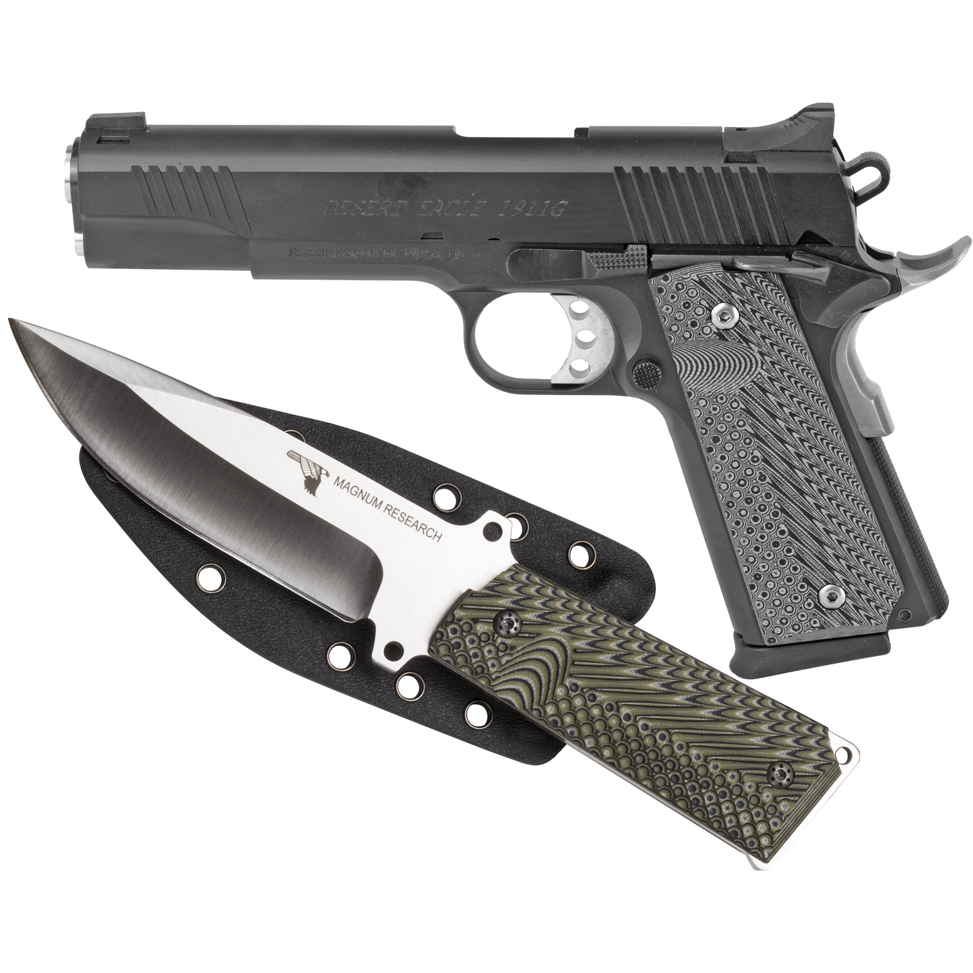 Mag Research 10mm 1911 Pistol, 5" Barrel, Black - DE1911G10K - Magnum Research