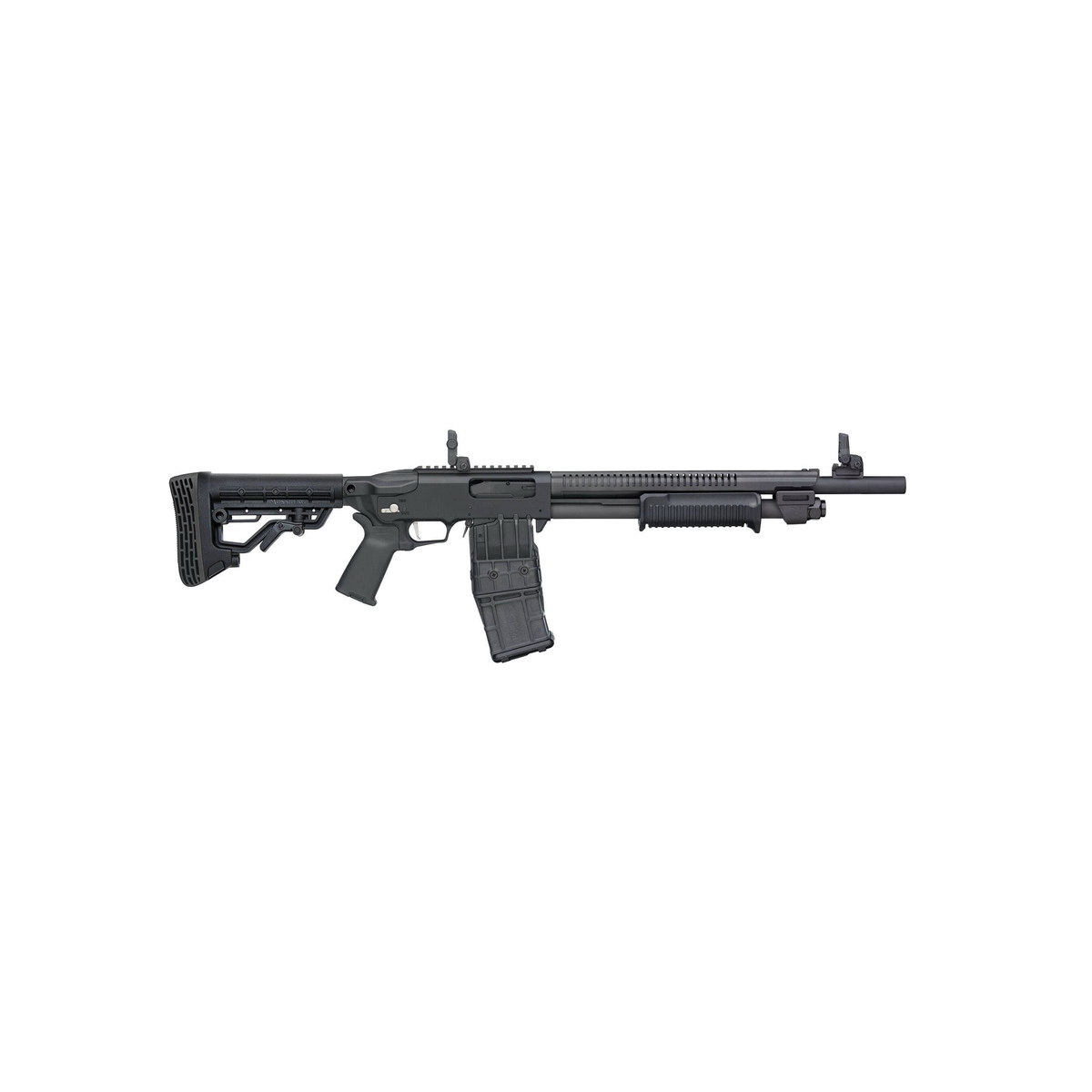 Mossberg 590RM Mag-Fed 12 Gauge 18.50" Pump Action, Black - Mossberg
