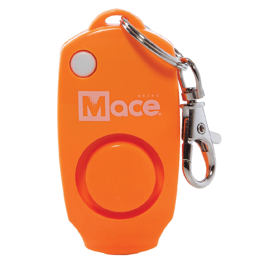 Mace 130 dB Personal Alarm w/Key Chain, Neon Orange - Mace