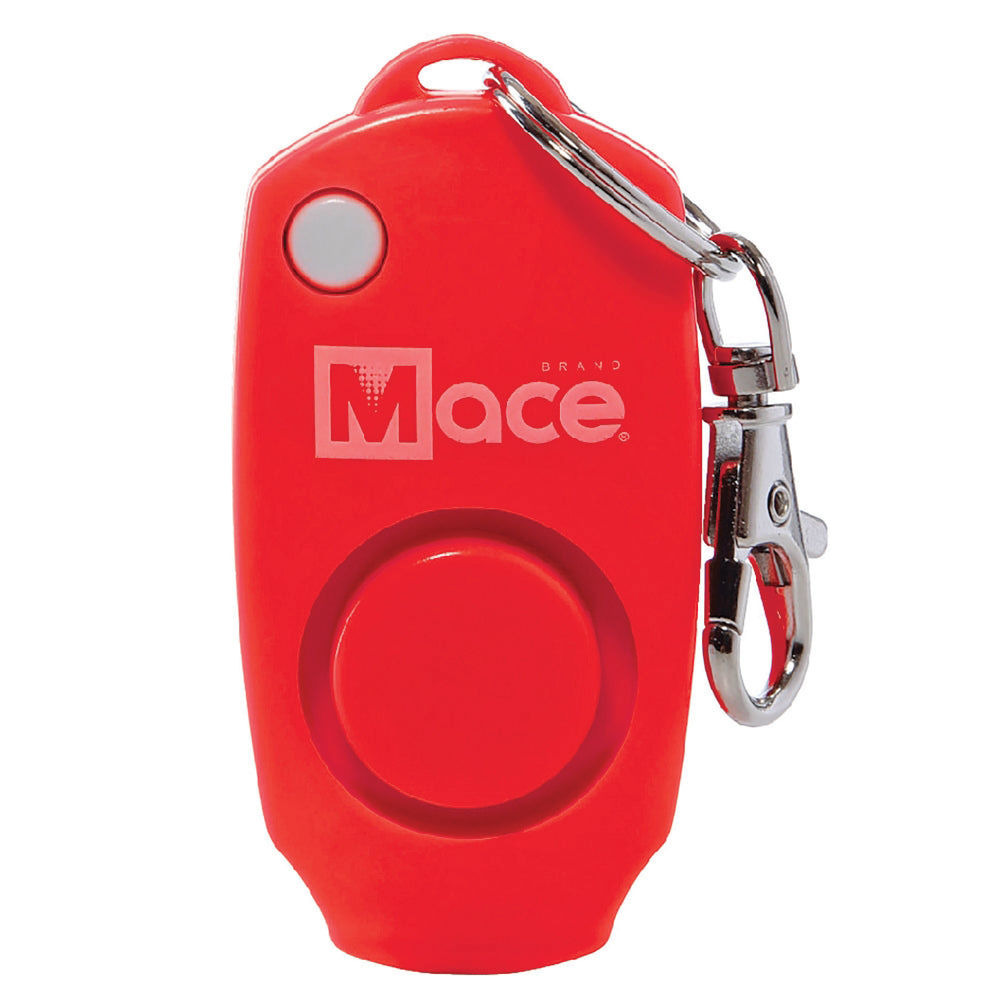 Mace 130 dB Personal Alarm w/Key Chain, Red - Mace