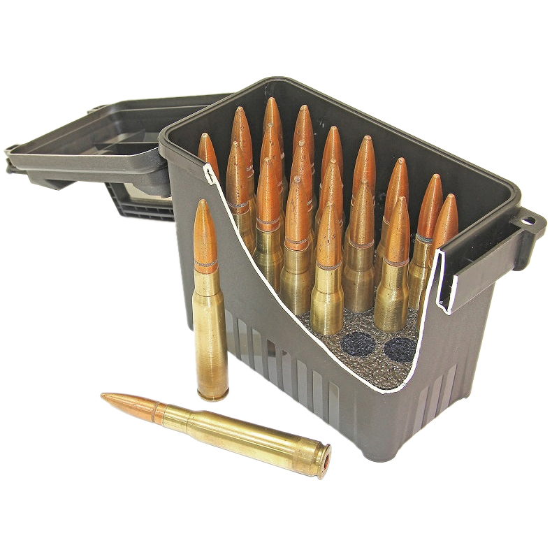 MTM Case Gard .416 Barrett/.50 BMG Ammo Box, 20rds Black - Mtm Case Gard