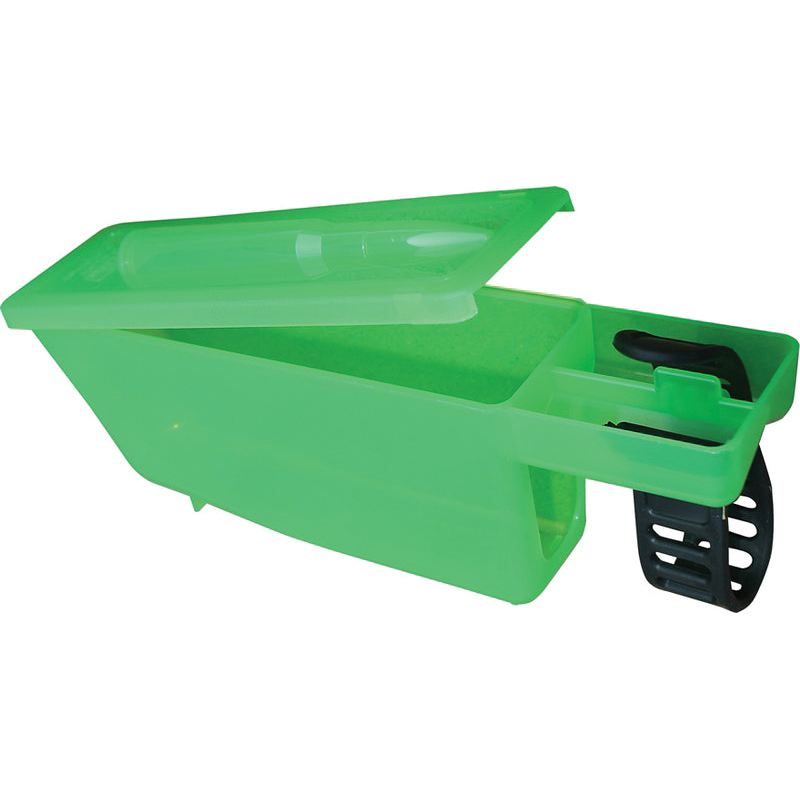 MTM Case Gard .22LR 10.30" x 2.30" x 3.60" Gun Cleaning Patch Catcher, Clear Green - Mtm Case Gard