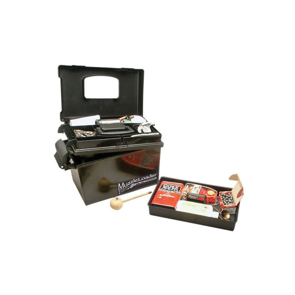 MTM Case Gard 15" L x 8.80" W x 9.40" H Muzzleloader Dry Box, Black - Mtm Case Gard