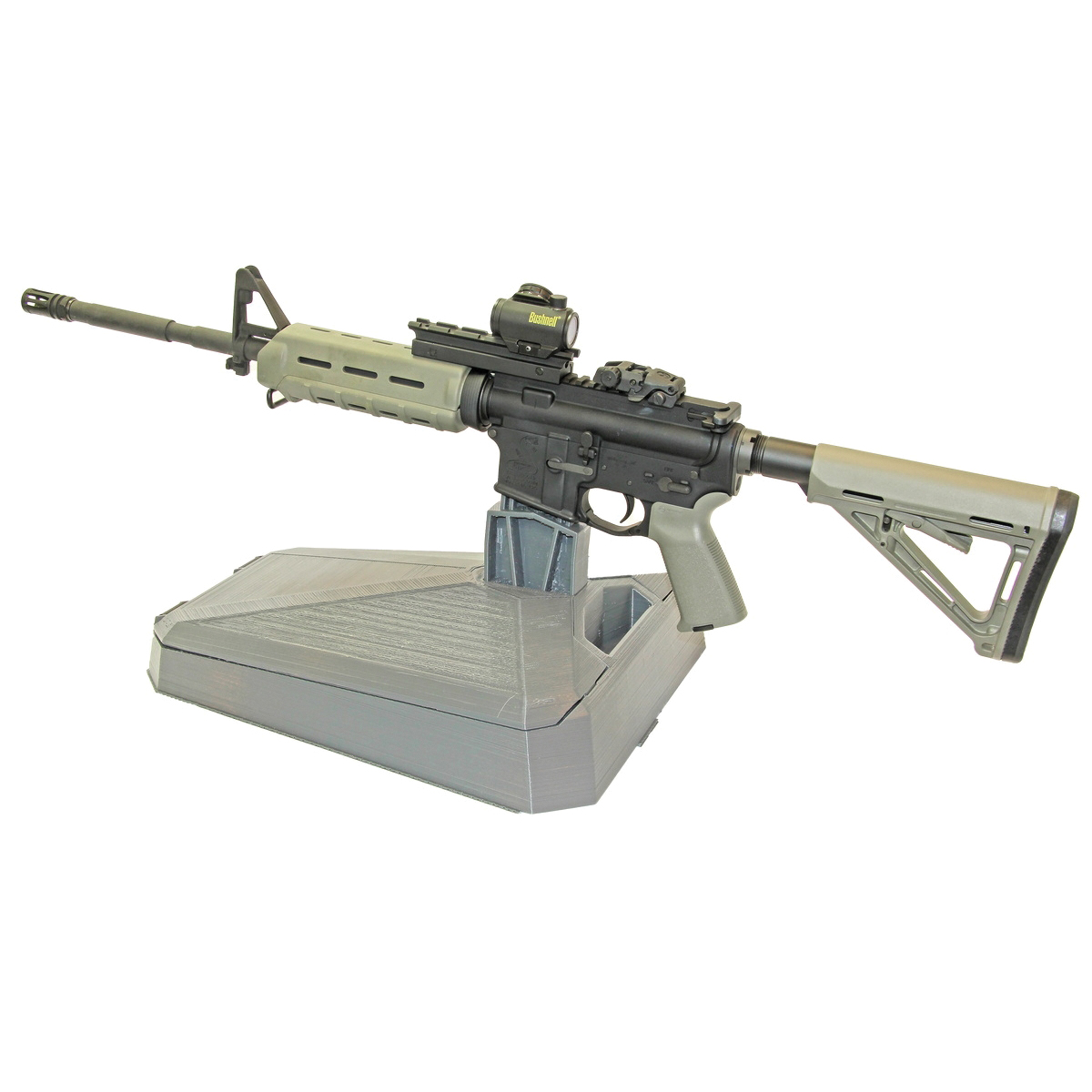 MTM Case Gard ArmAR Modern Sporting Rifle Maintenance Stand and Shooting Rest, Gray - Mtm Case Gard